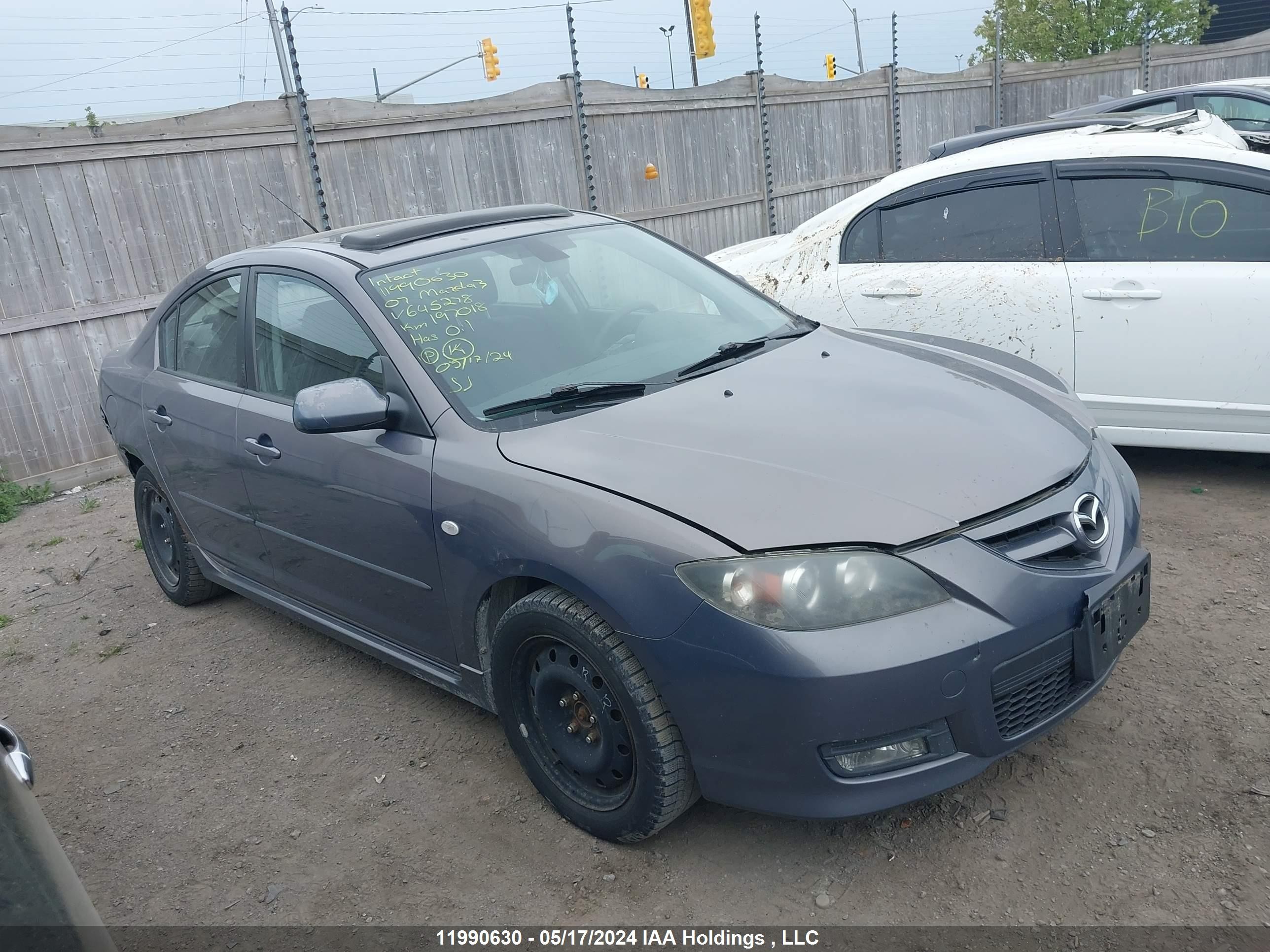 MAZDA 3 2007 jm1bk323271645278