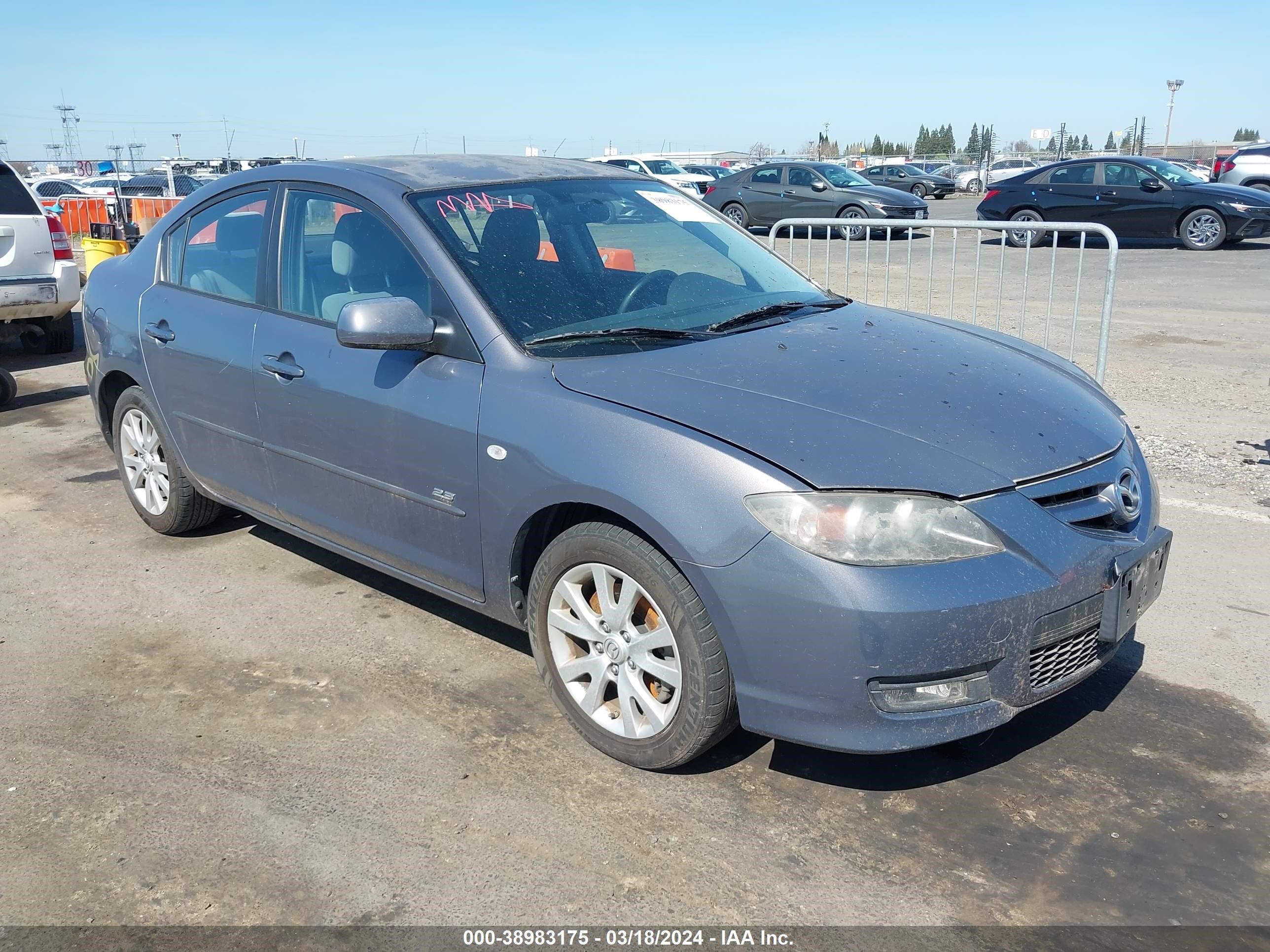 MAZDA 3 2008 jm1bk323281799314