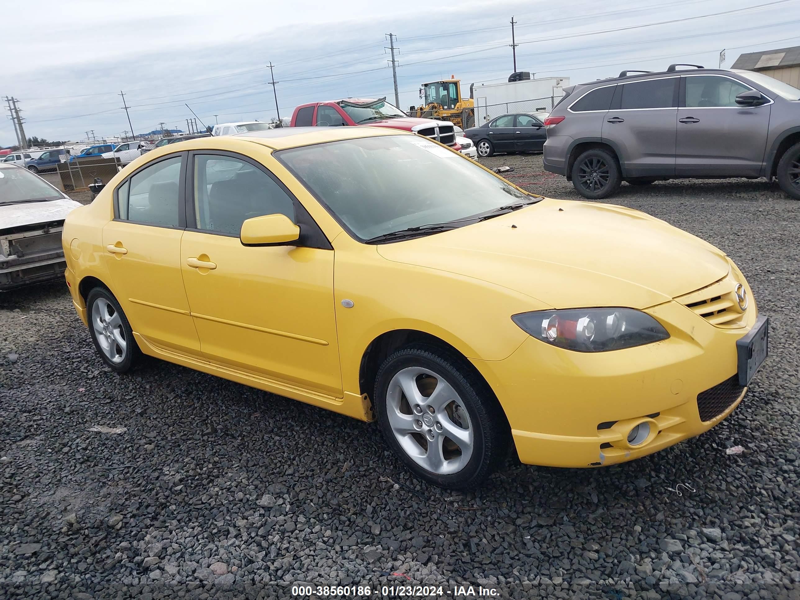 MAZDA 3 2004 jm1bk323541100607