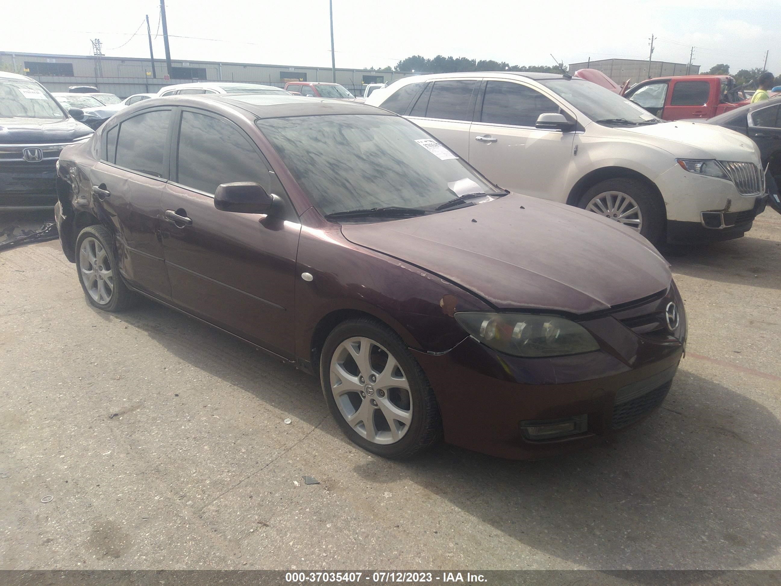 MAZDA 3 2008 jm1bk323581846545