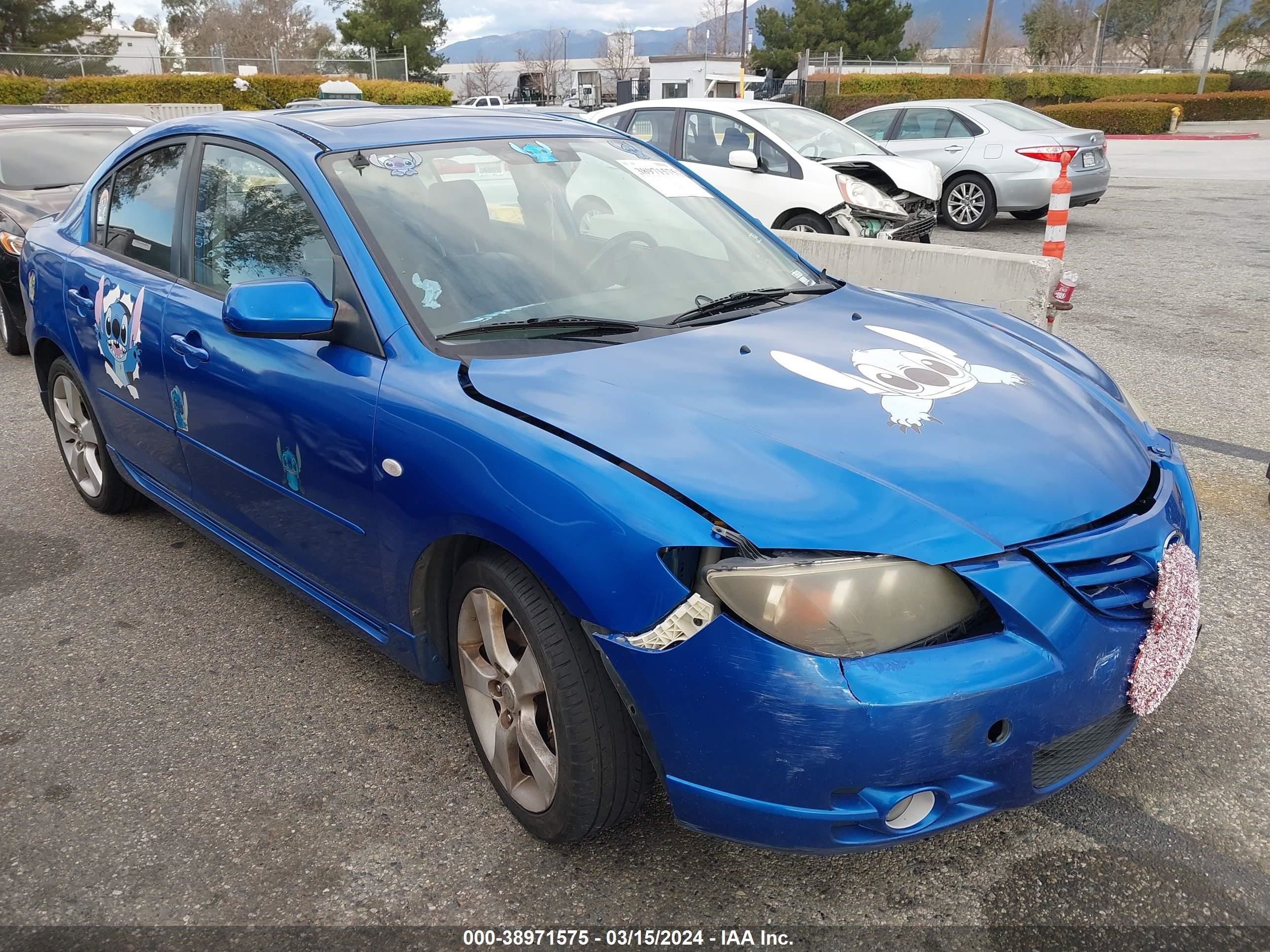 MAZDA 3 2005 jm1bk323651246886