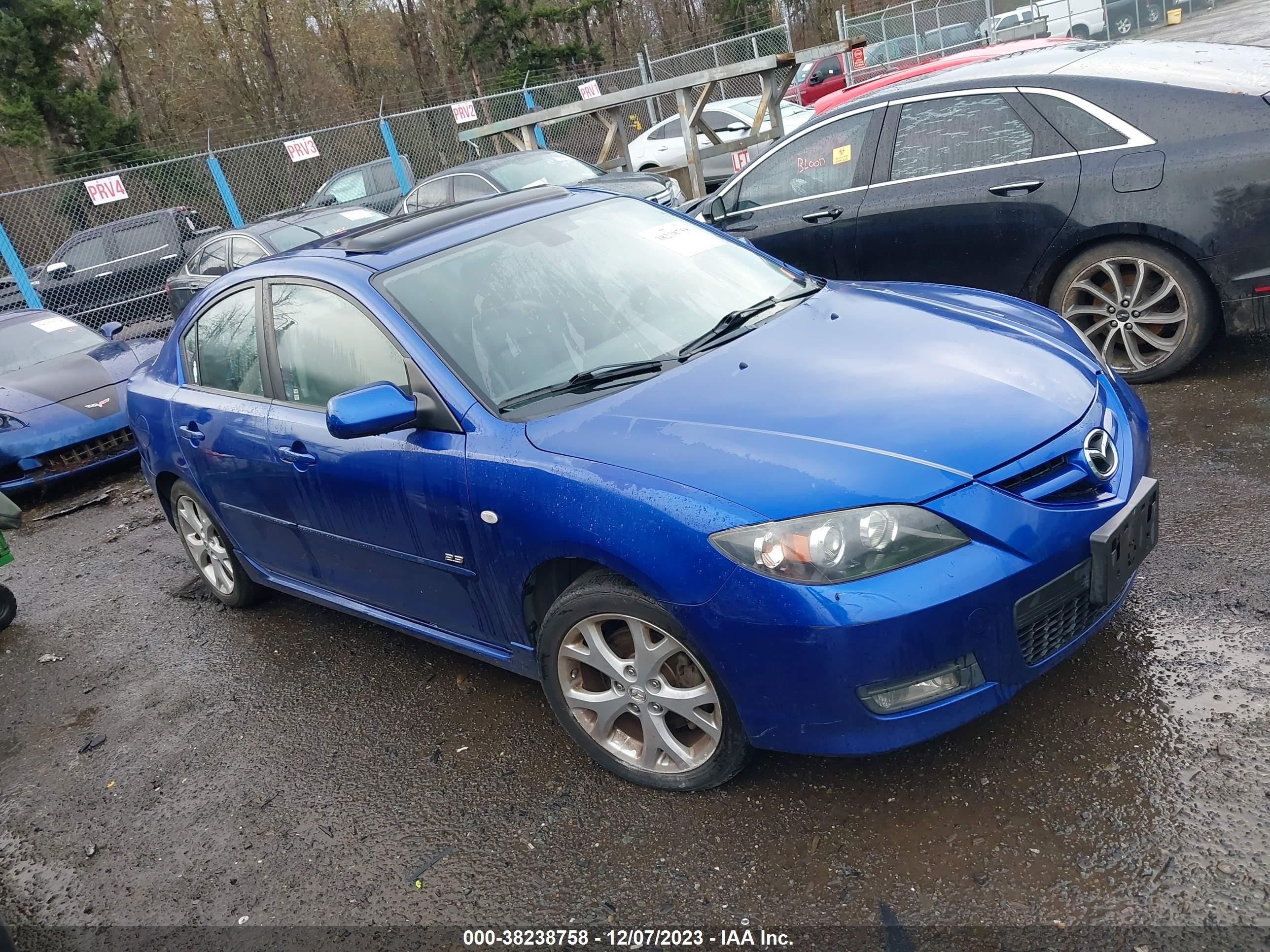 MAZDA 3 2007 jm1bk323x71651989