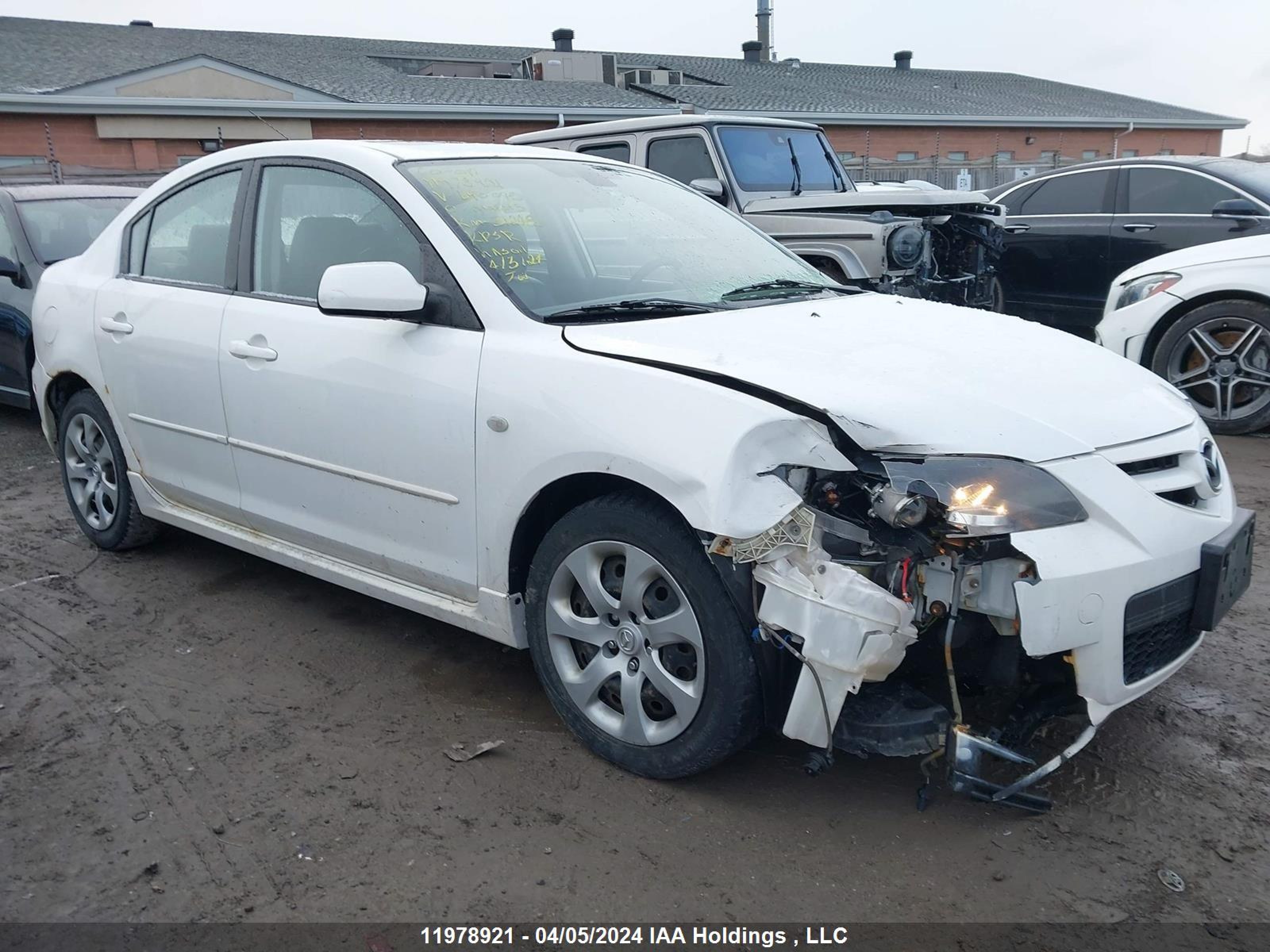 MAZDA 3 2007 jm1bk323x71690095