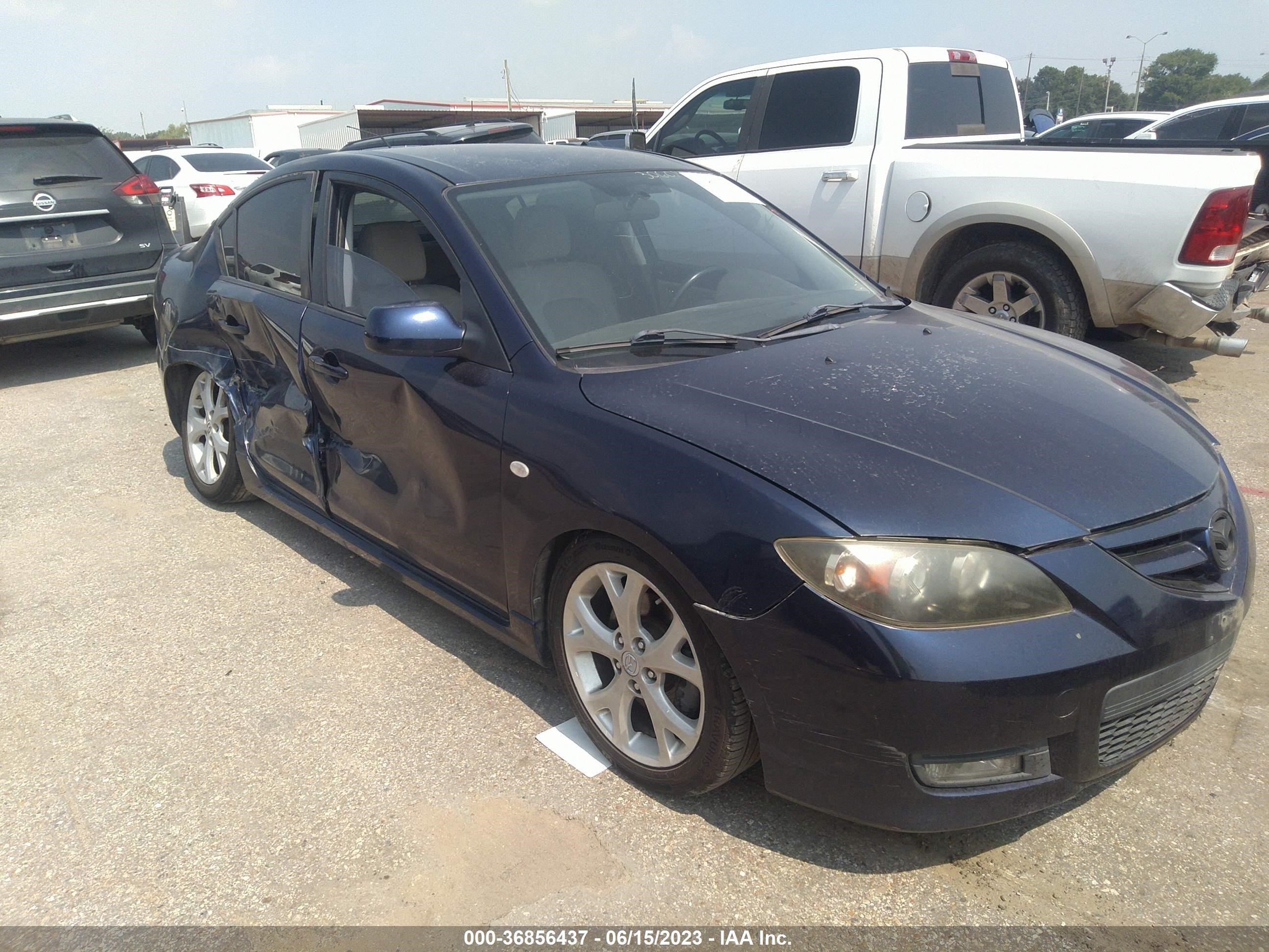 MAZDA 3 2008 jm1bk323x81105761