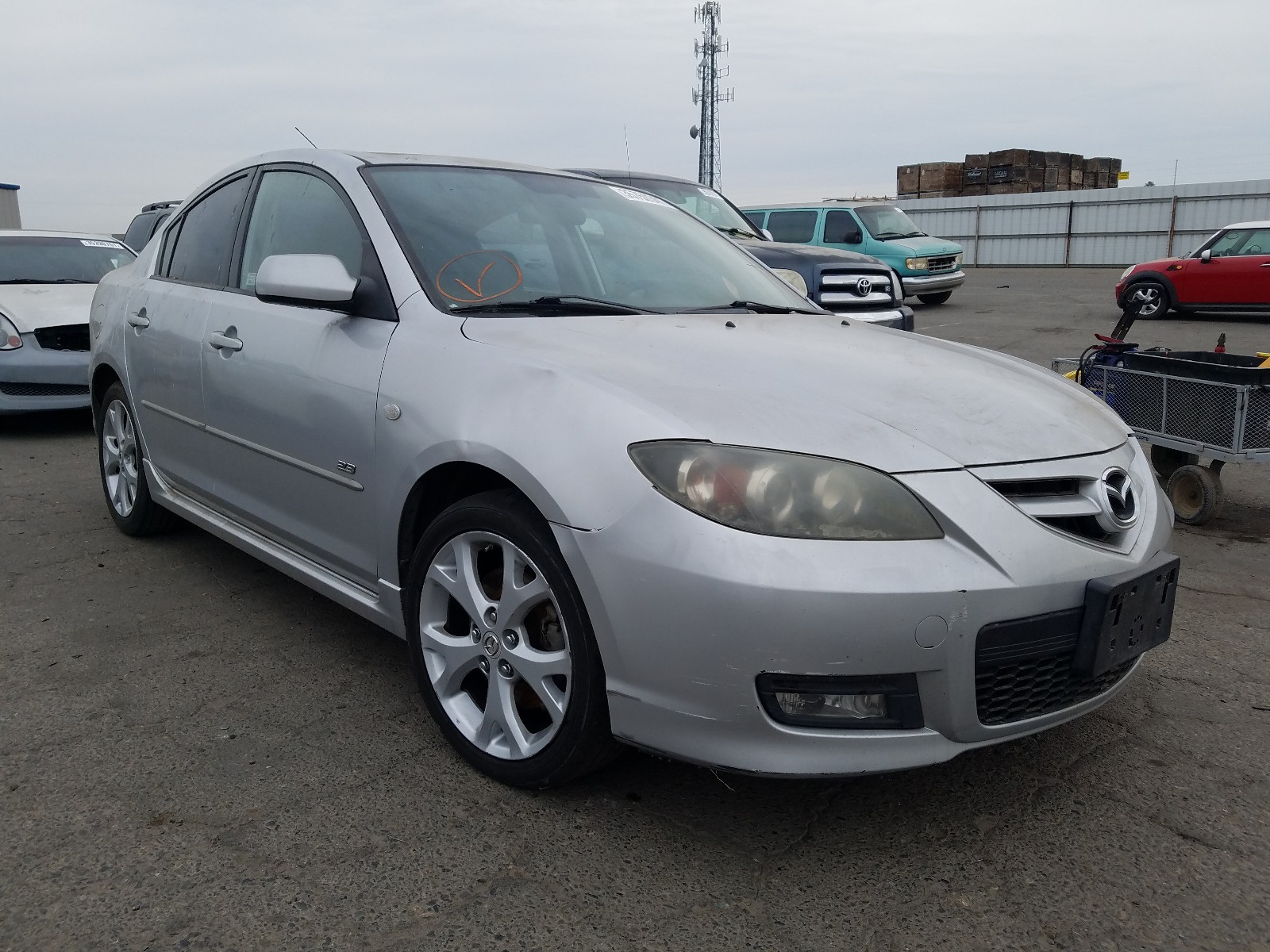 MAZDA 3 S 2007 jm1bk324271636086