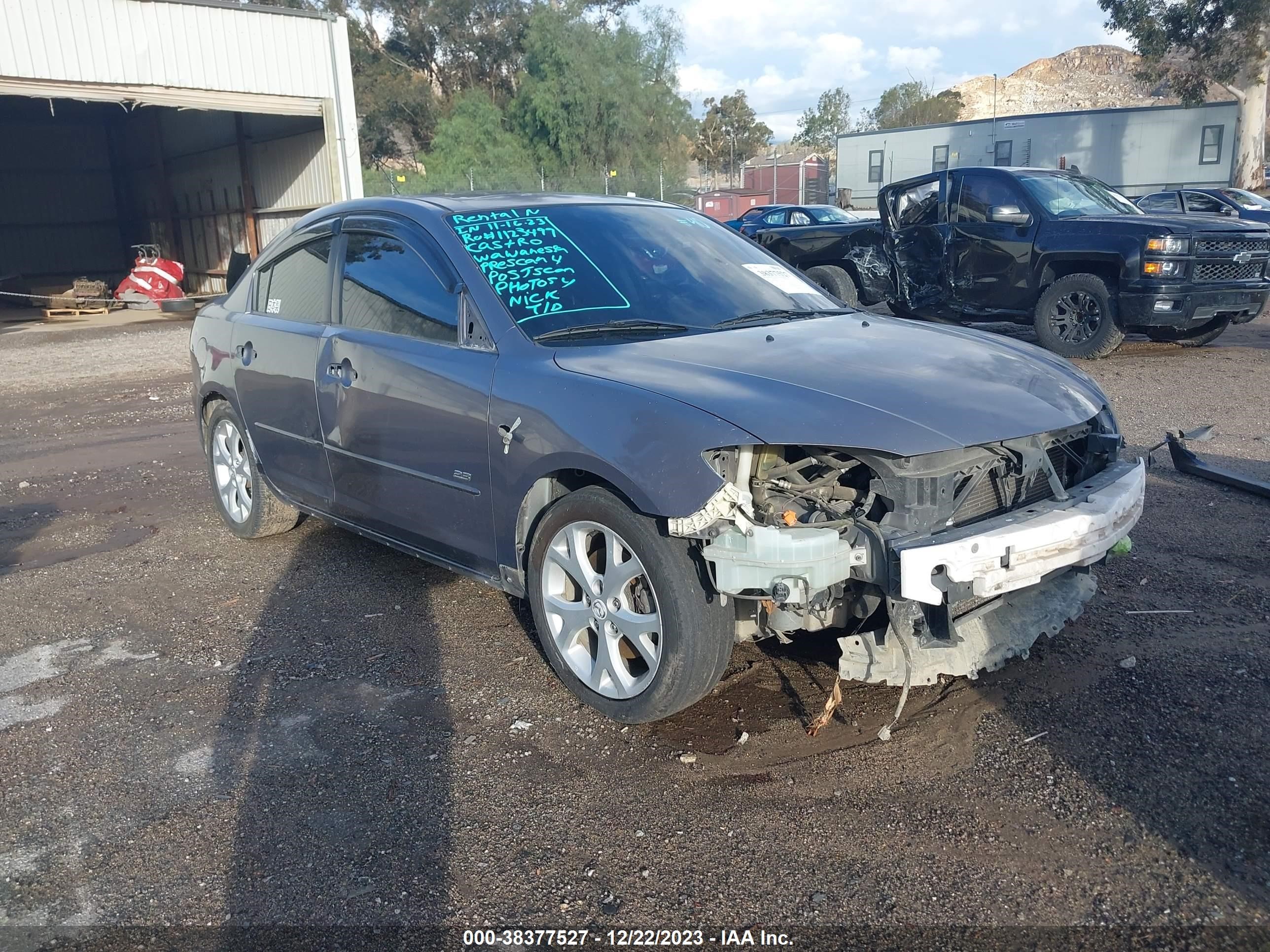 MAZDA 3 2007 jm1bk324471641760