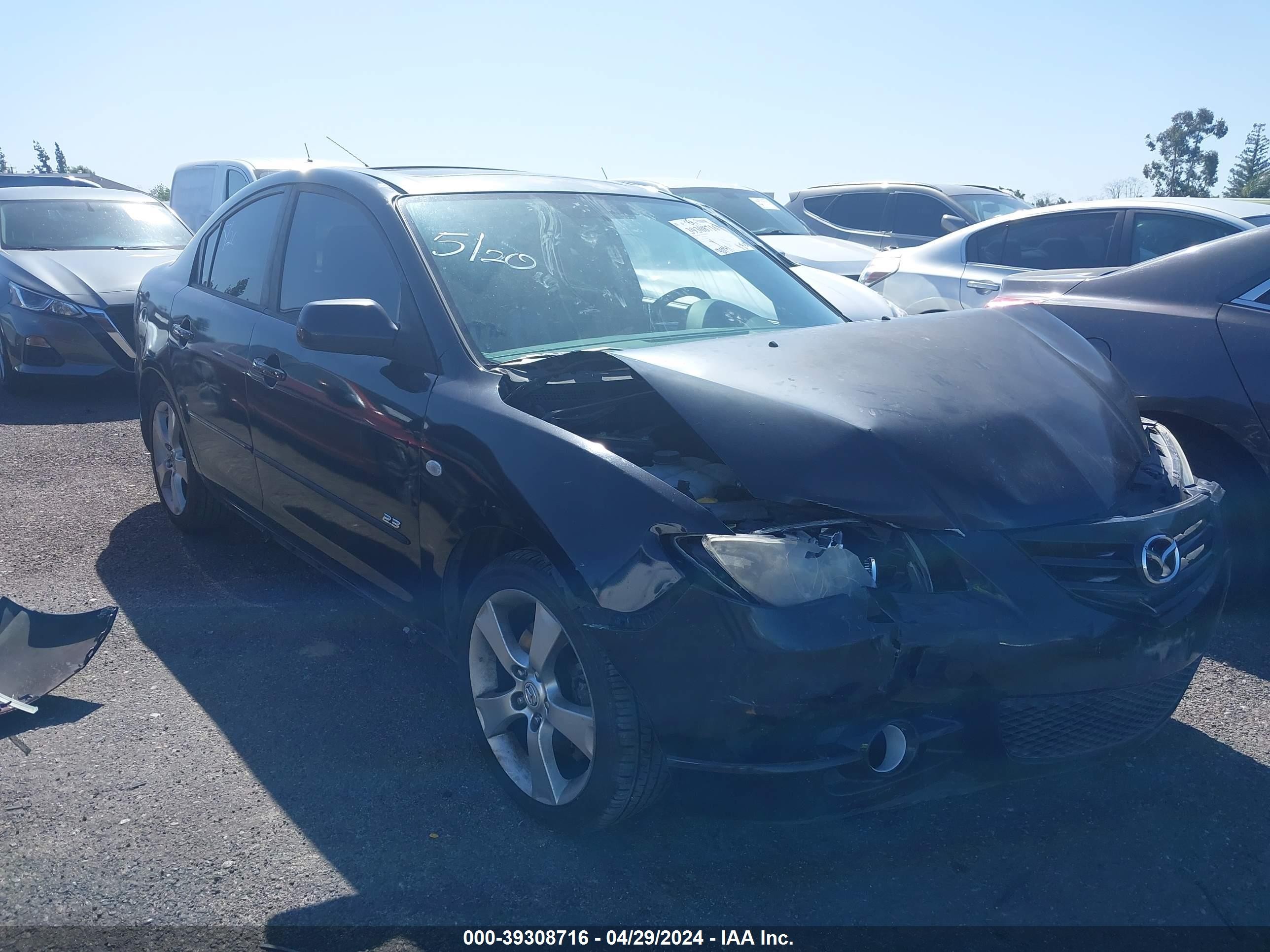 MAZDA 3 2006 jm1bk324961497699