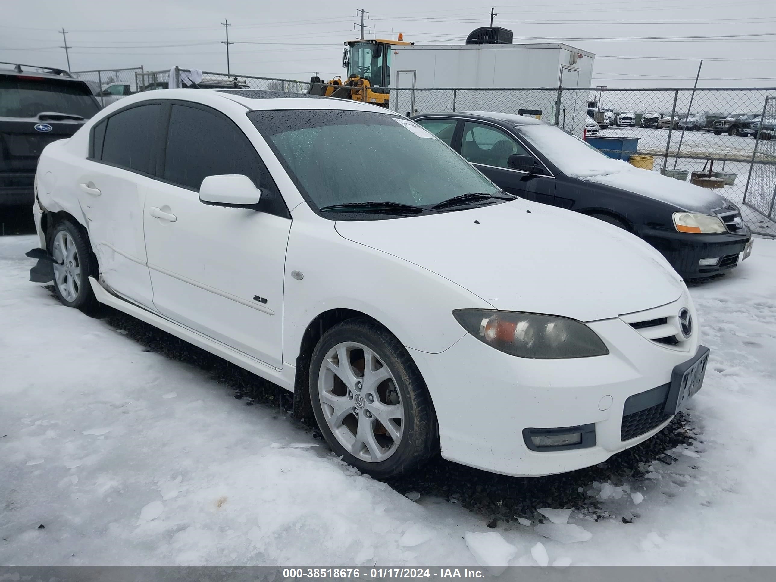 MAZDA 3 2007 jm1bk324x71612487