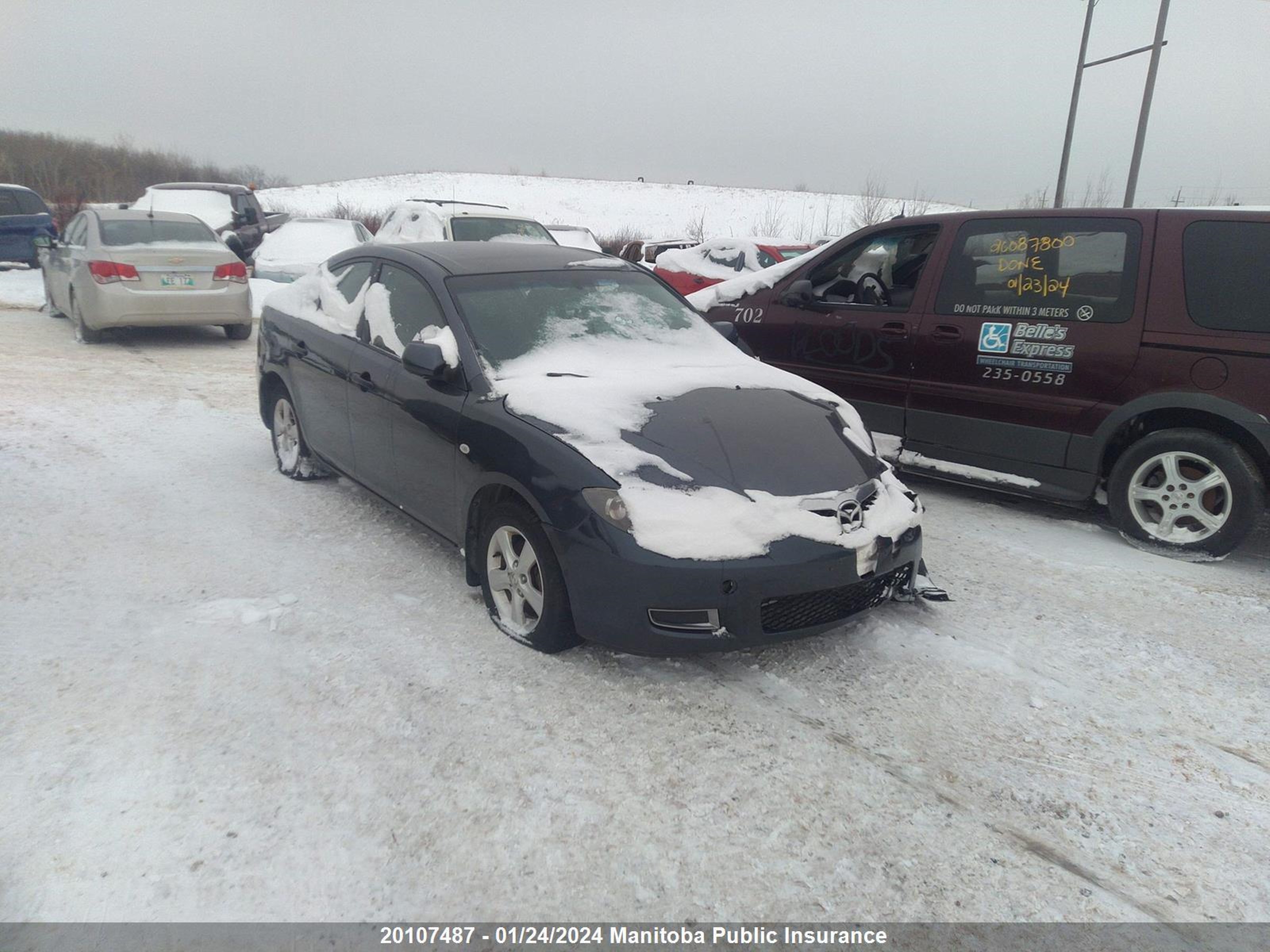 MAZDA 3 2008 jm1bk32f081108646