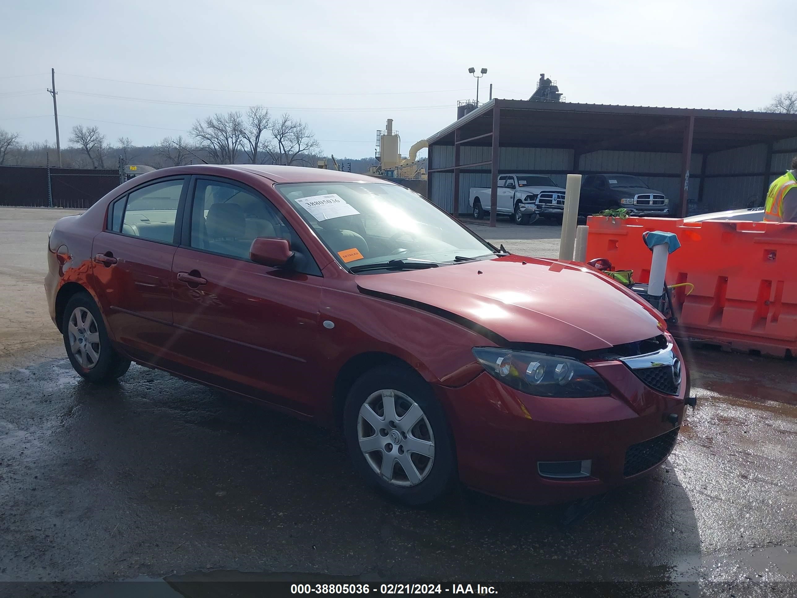 MAZDA 3 2008 jm1bk32f081149455