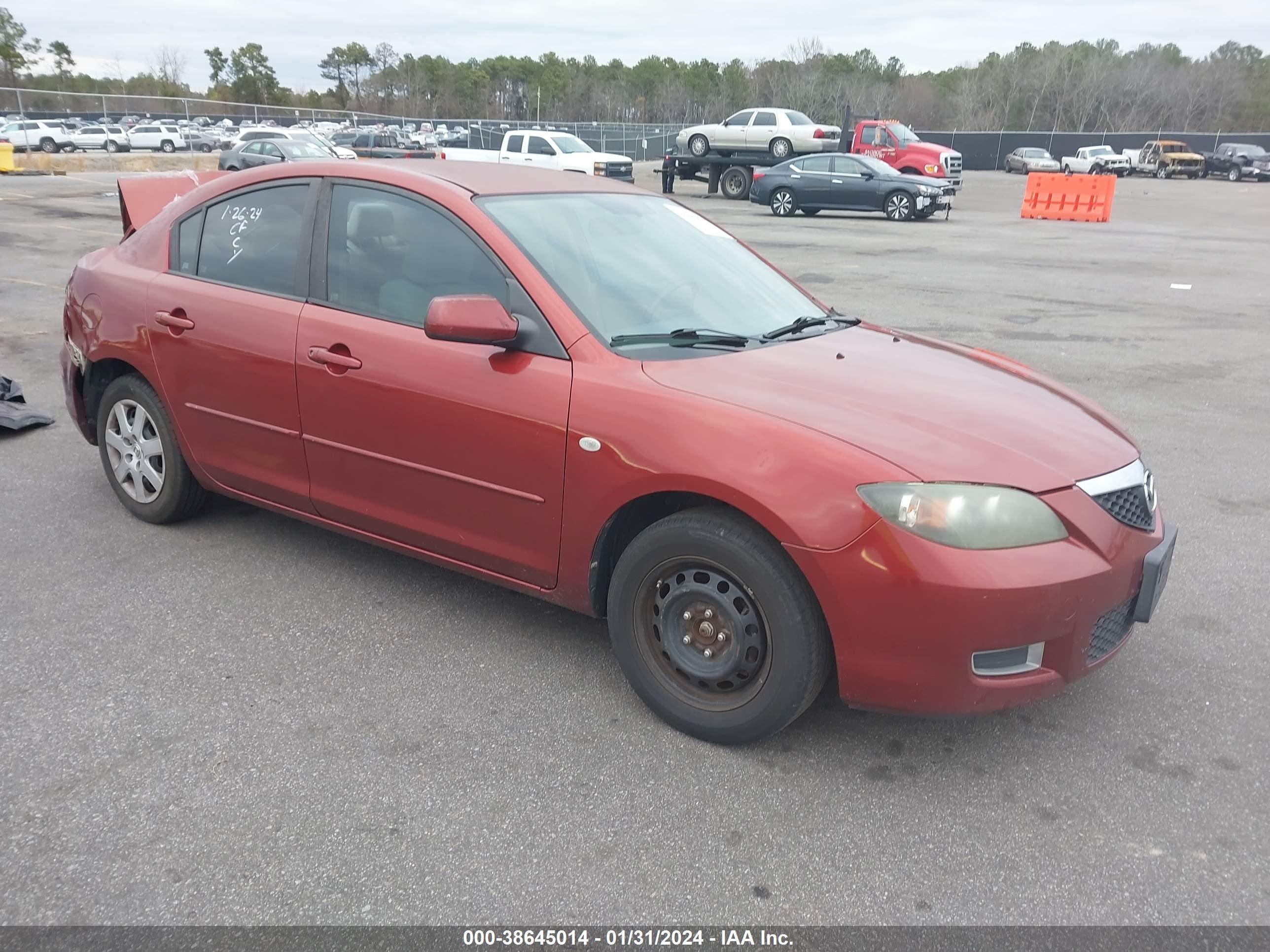 MAZDA 3 2009 jm1bk32f091238640