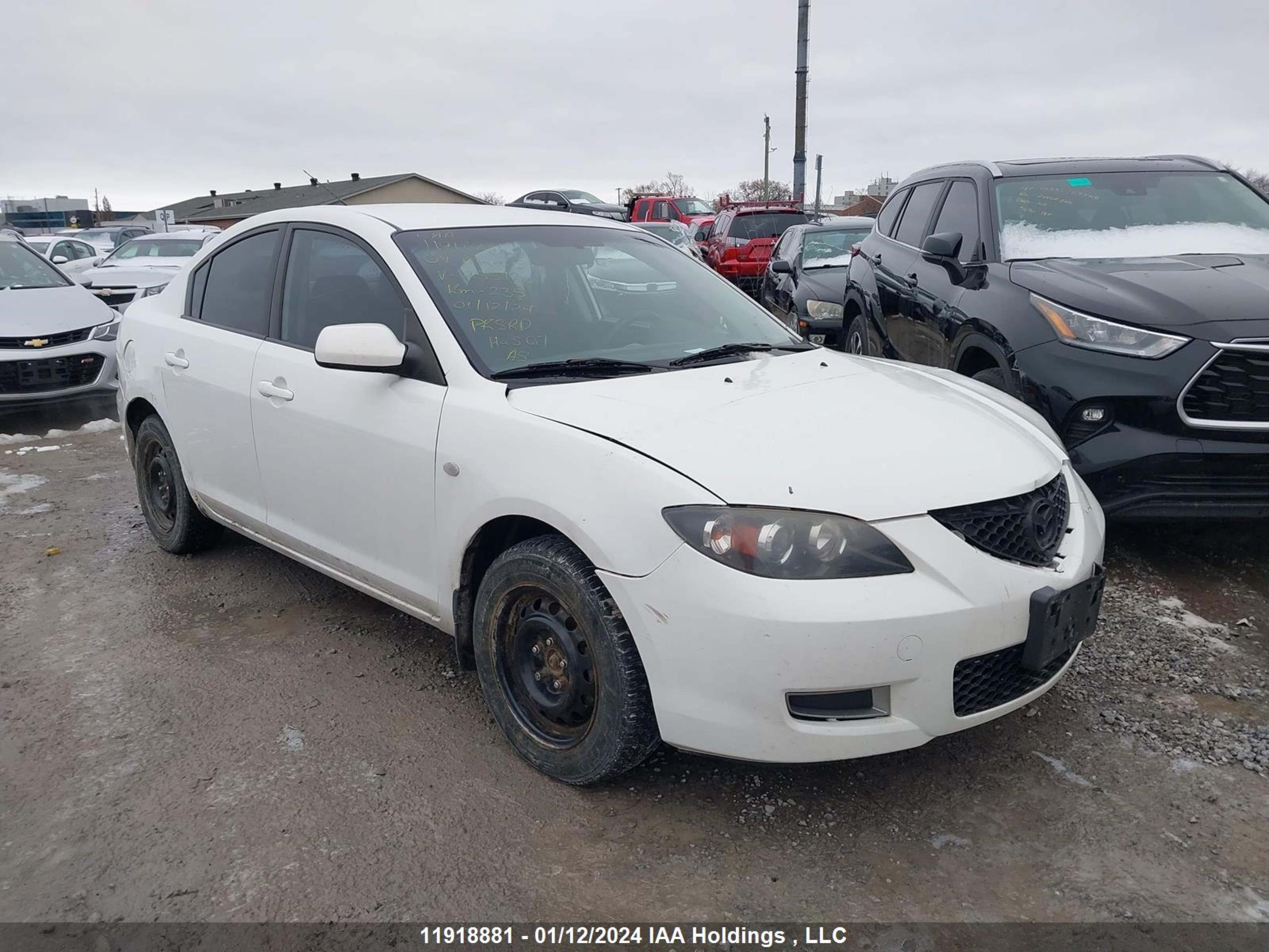 MAZDA 3 2009 jm1bk32f091255180