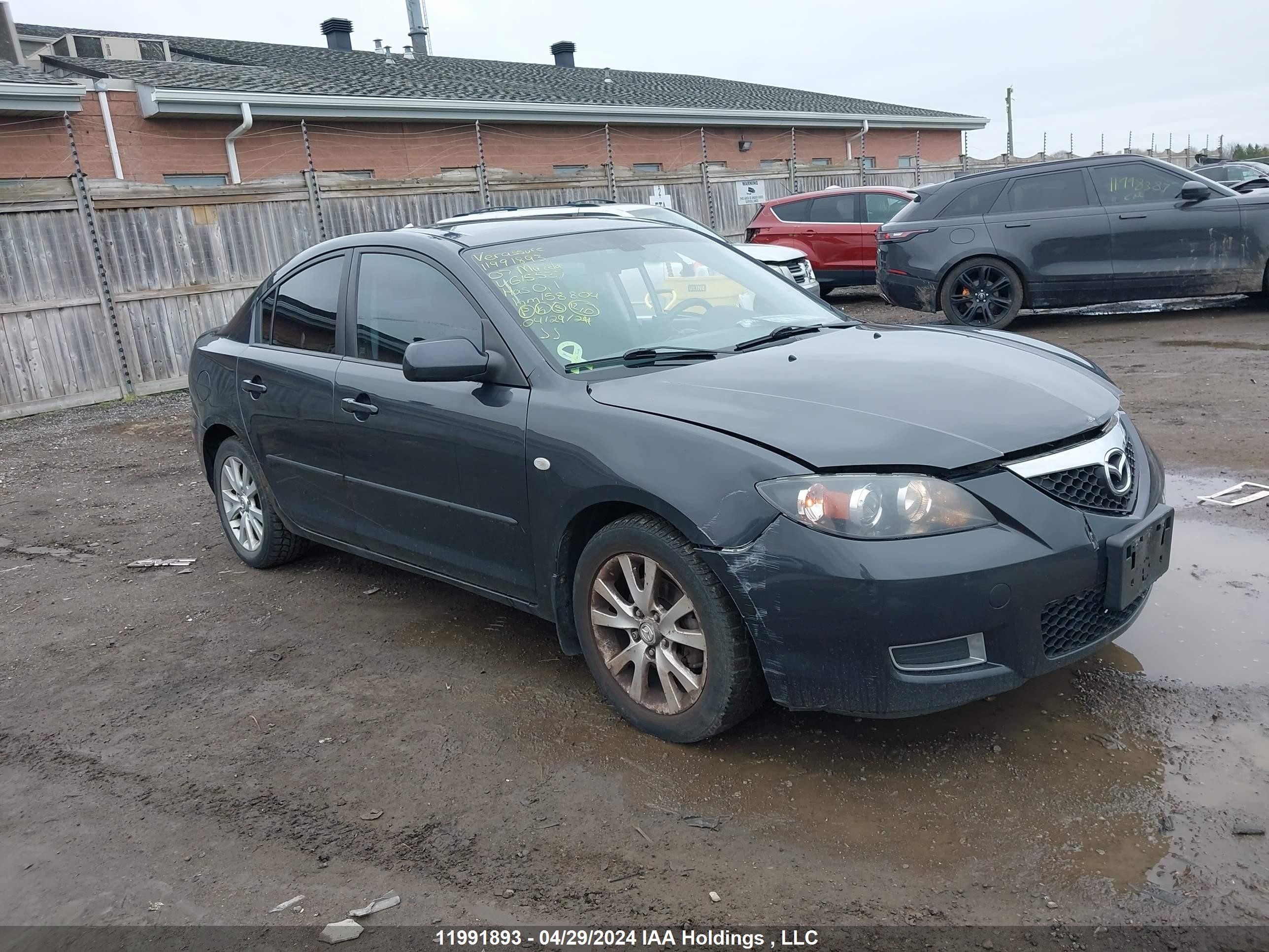 MAZDA 3 2007 jm1bk32f171615537