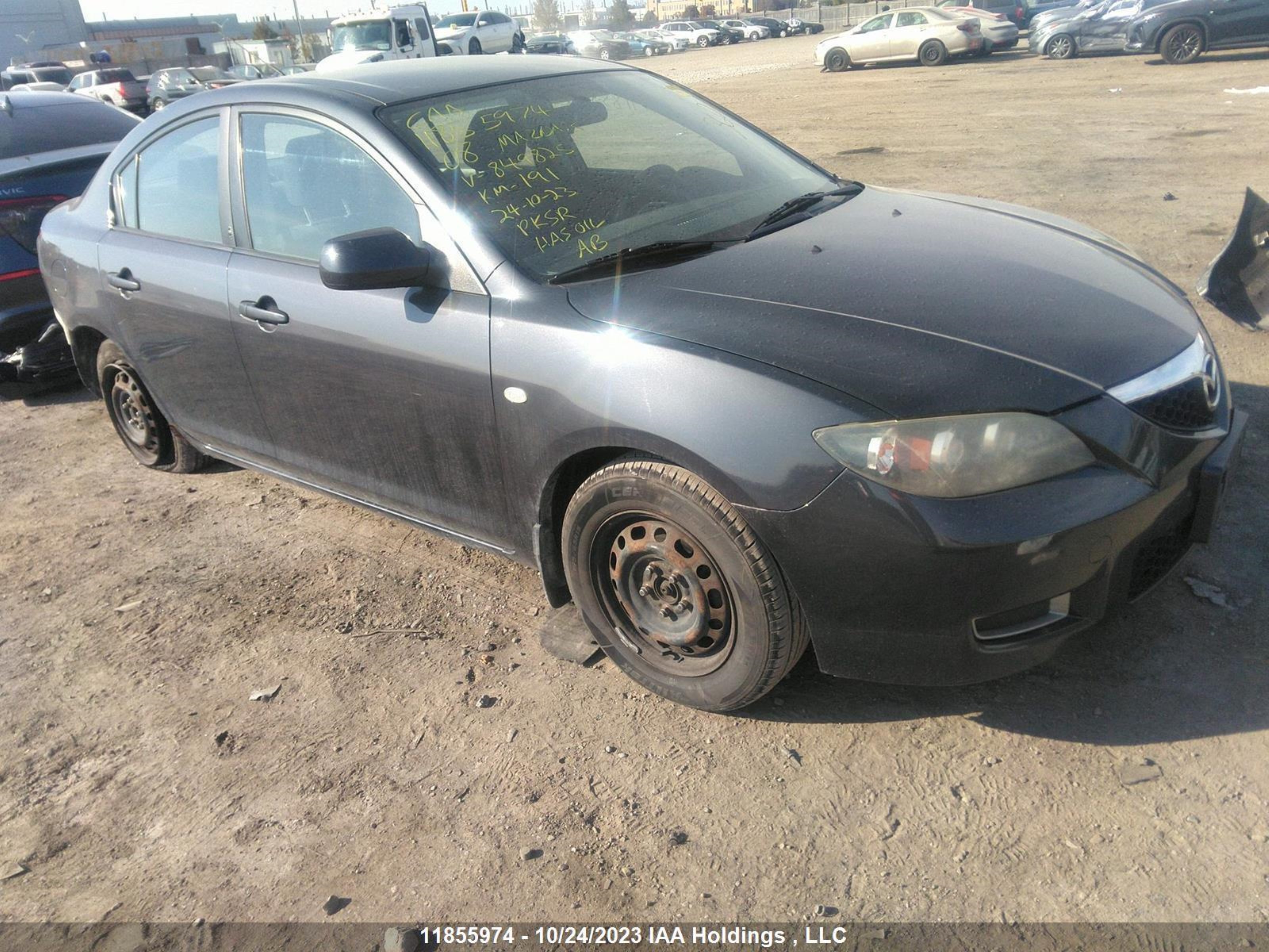 MAZDA 3 2008 jm1bk32f181849825