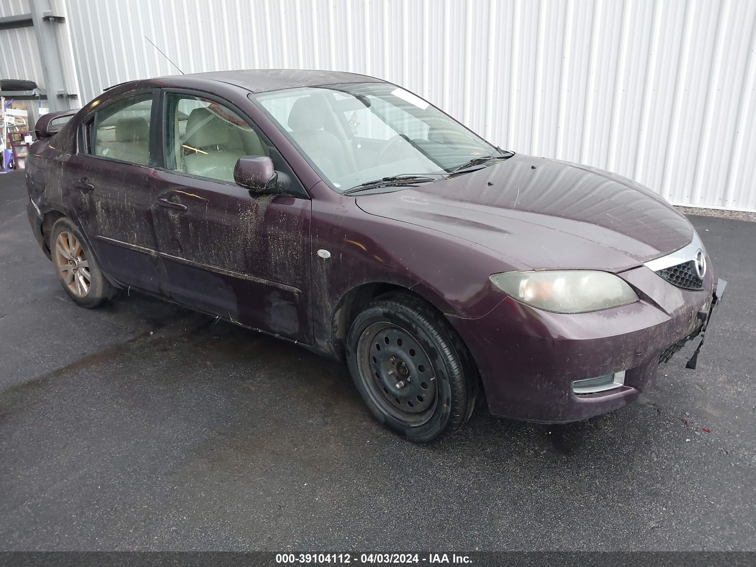 MAZDA 3 2008 jm1bk32f281804196