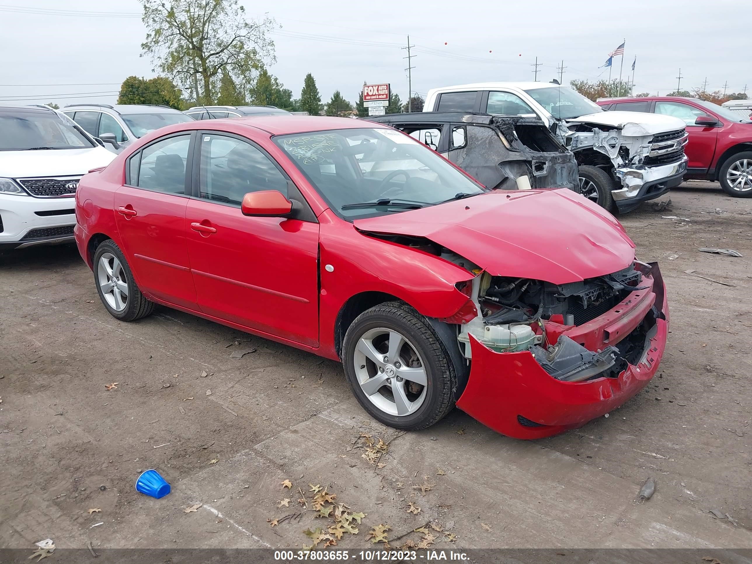 MAZDA 3 2006 jm1bk32f361458320