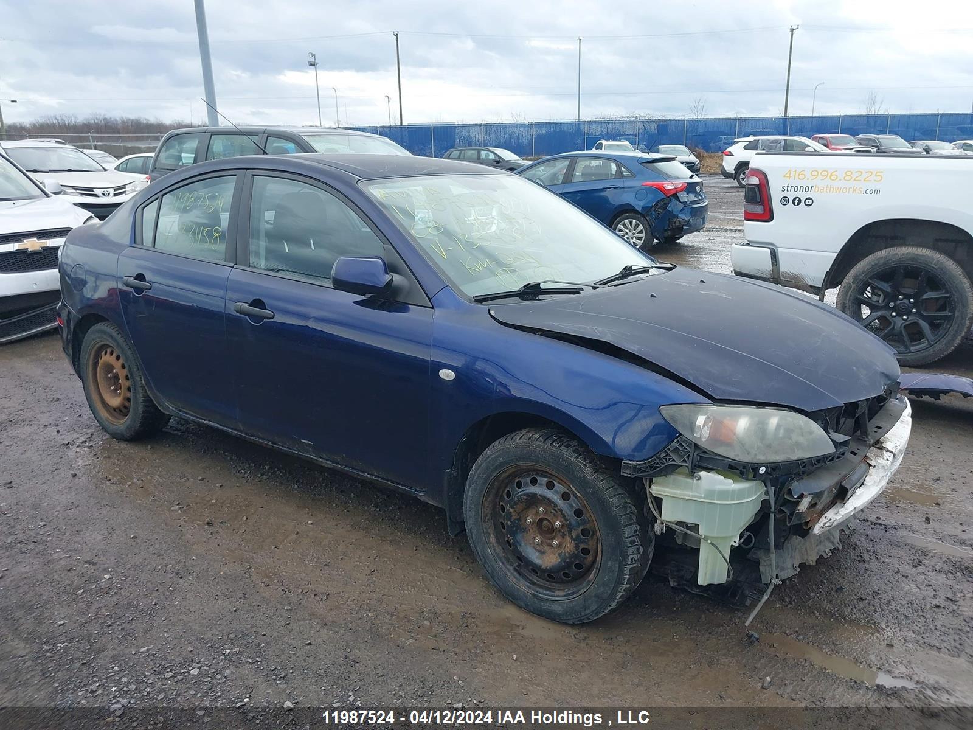 MAZDA 3 2008 jm1bk32f381133458