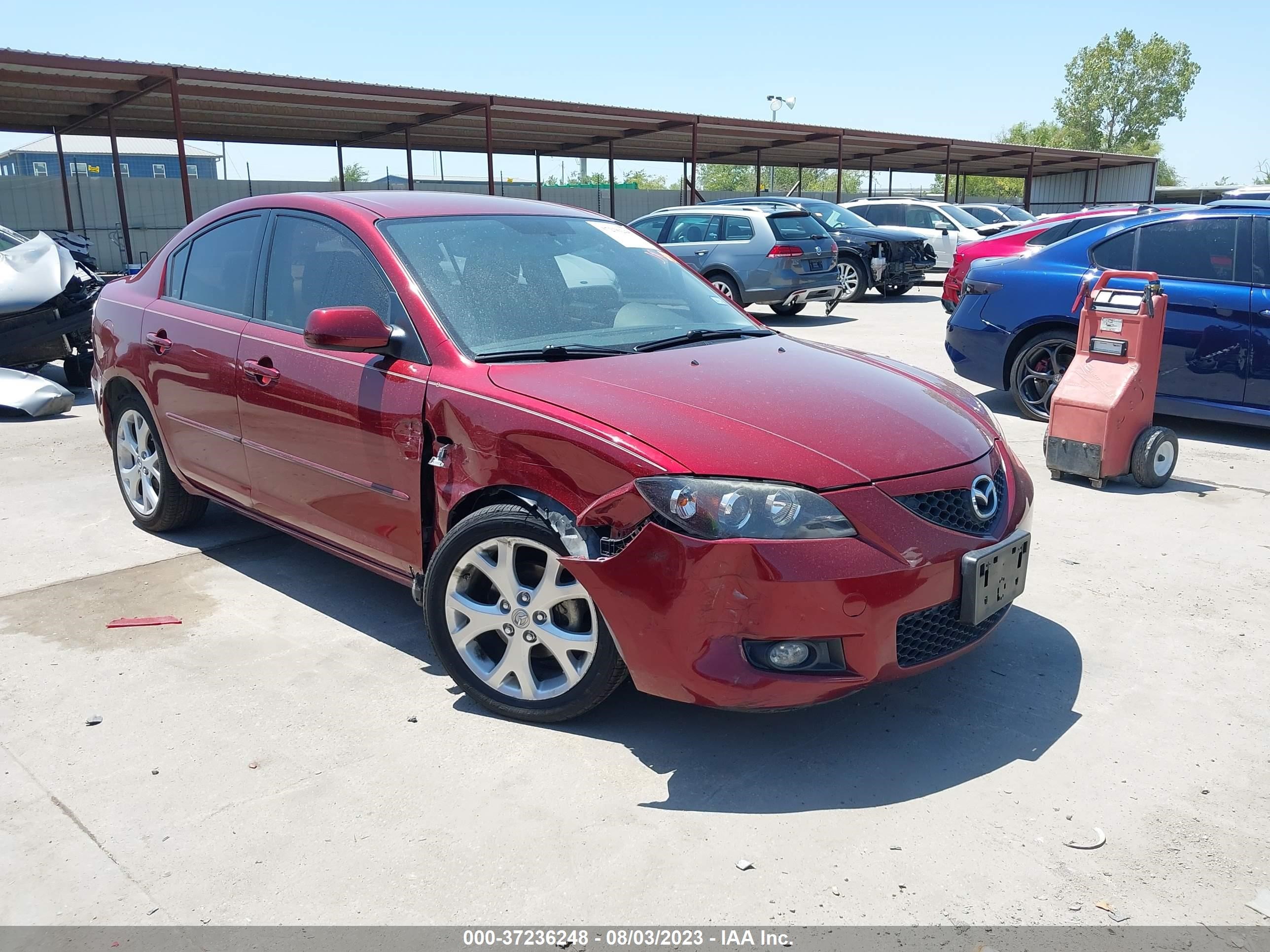 MAZDA 3 2008 jm1bk32f581119450