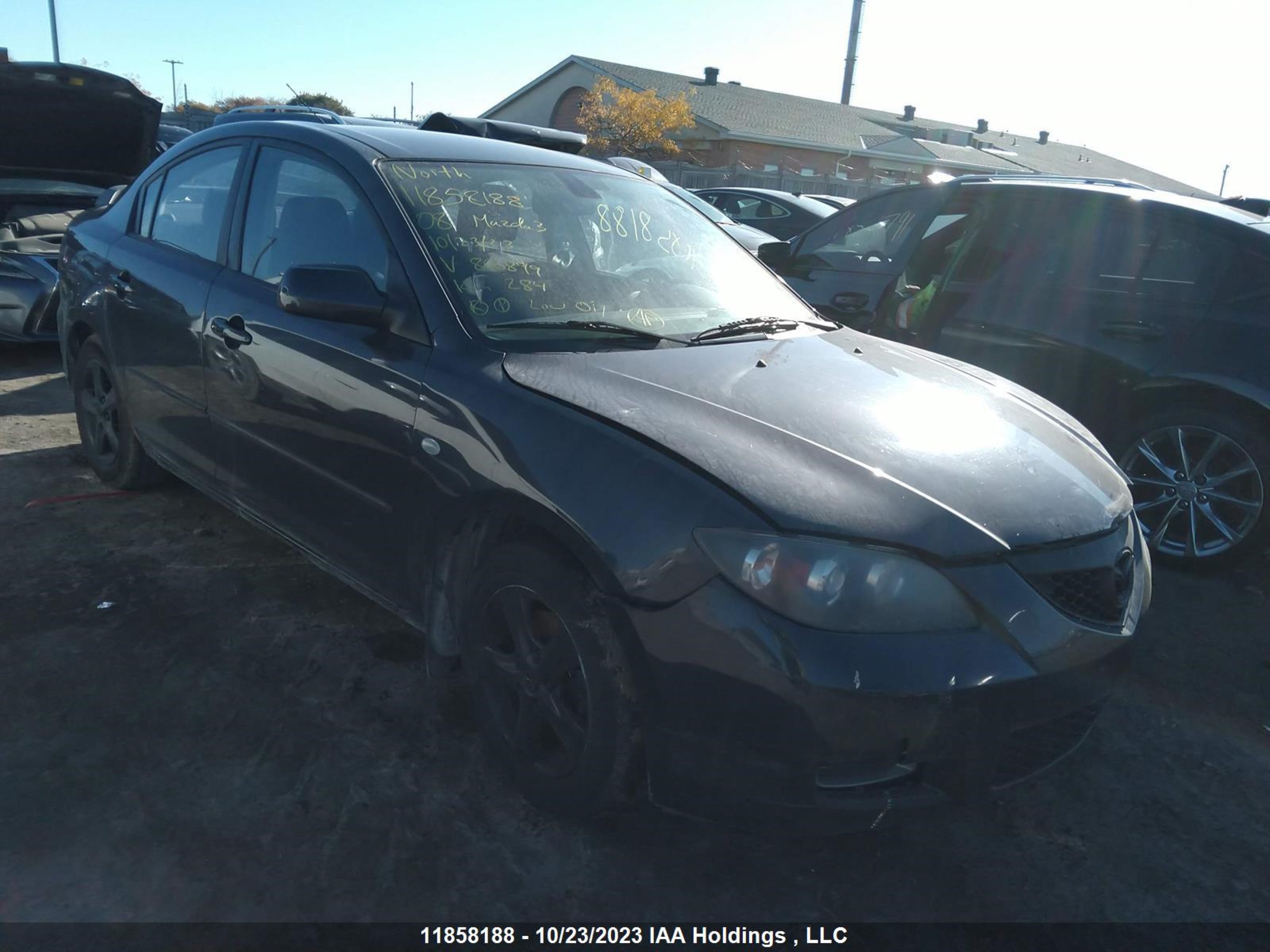 MAZDA 3 2008 jm1bk32f581866899