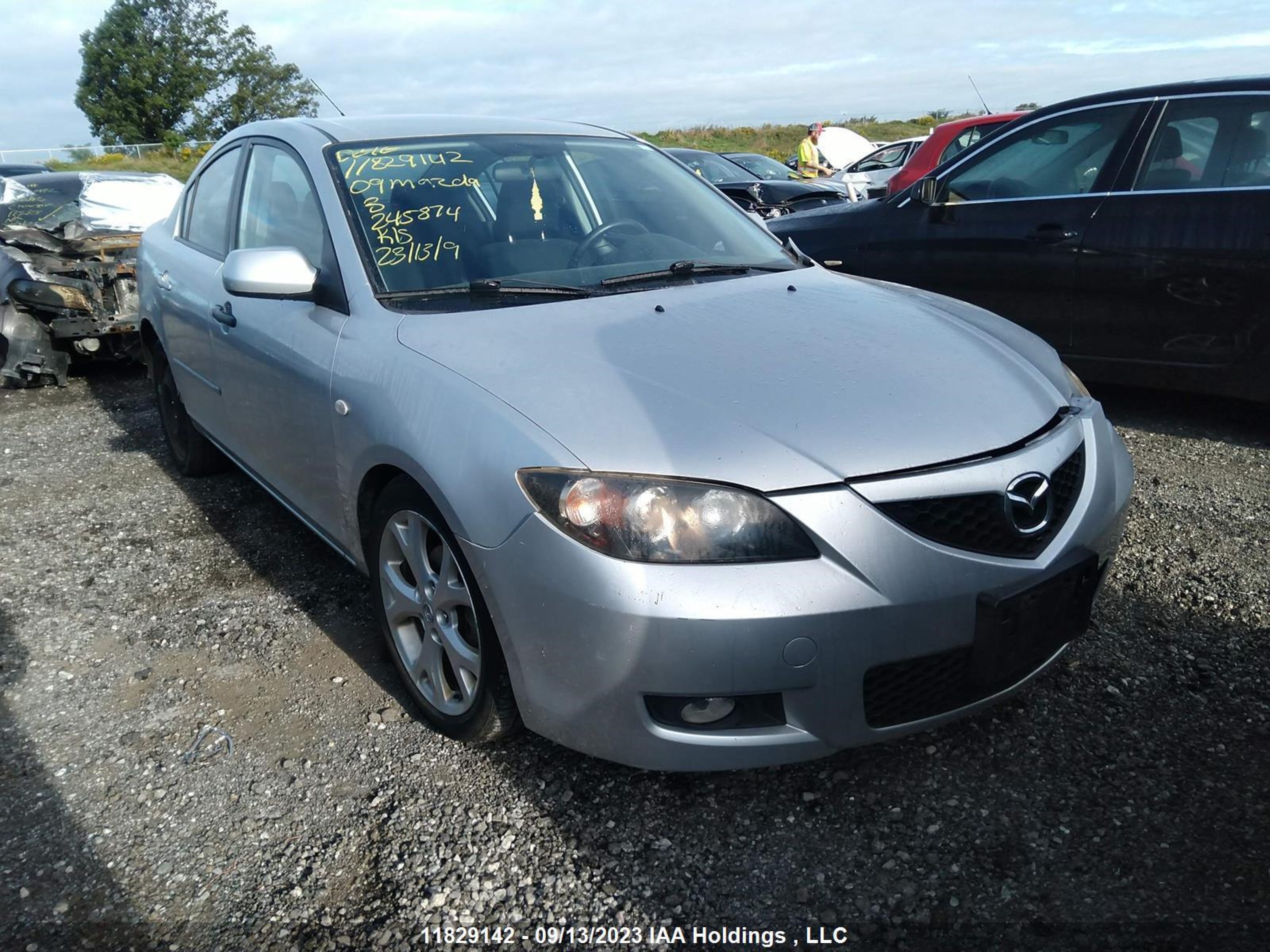 MAZDA 3 2009 jm1bk32f591245874