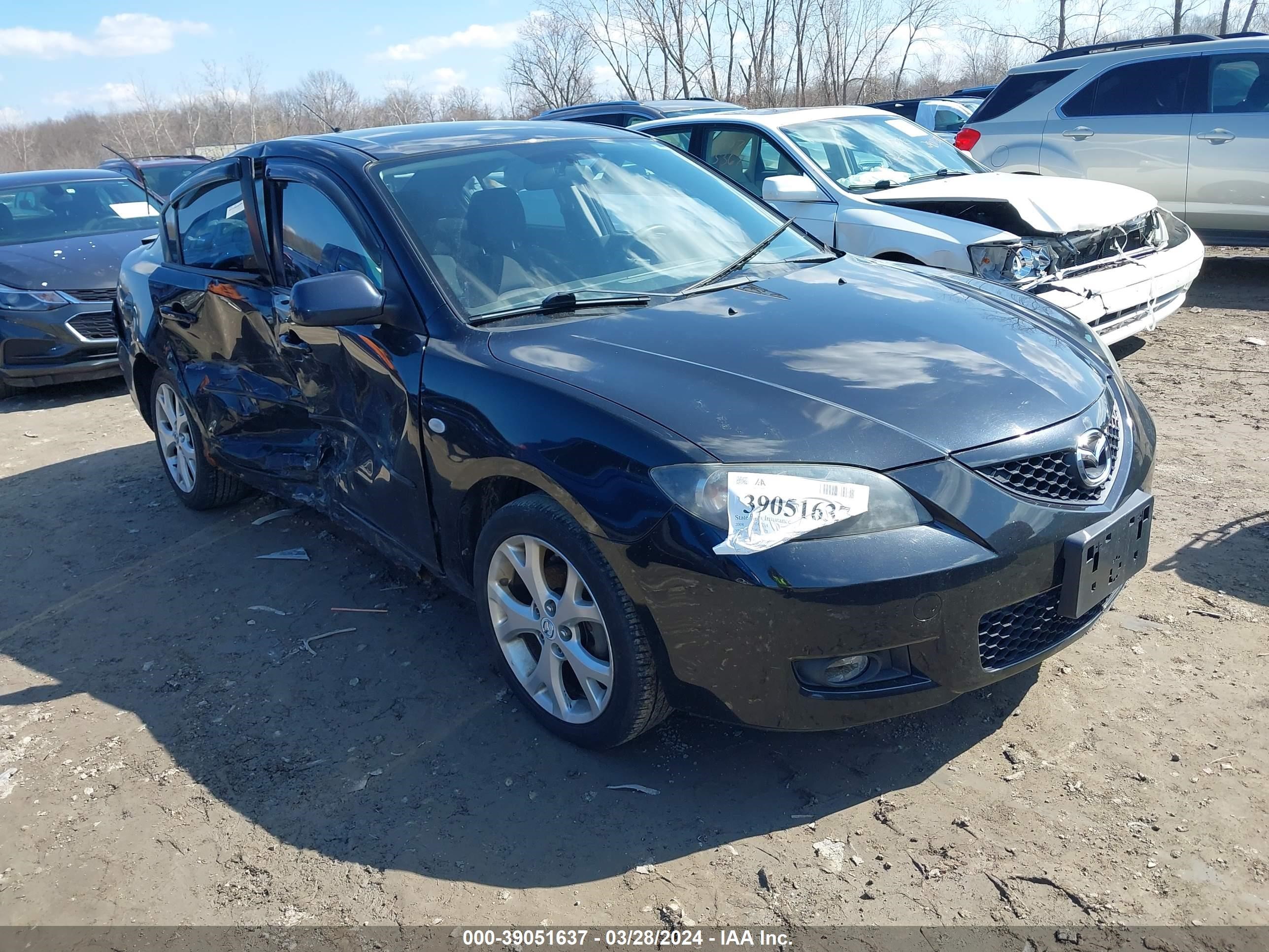 MAZDA 3 2008 jm1bk32f681135432