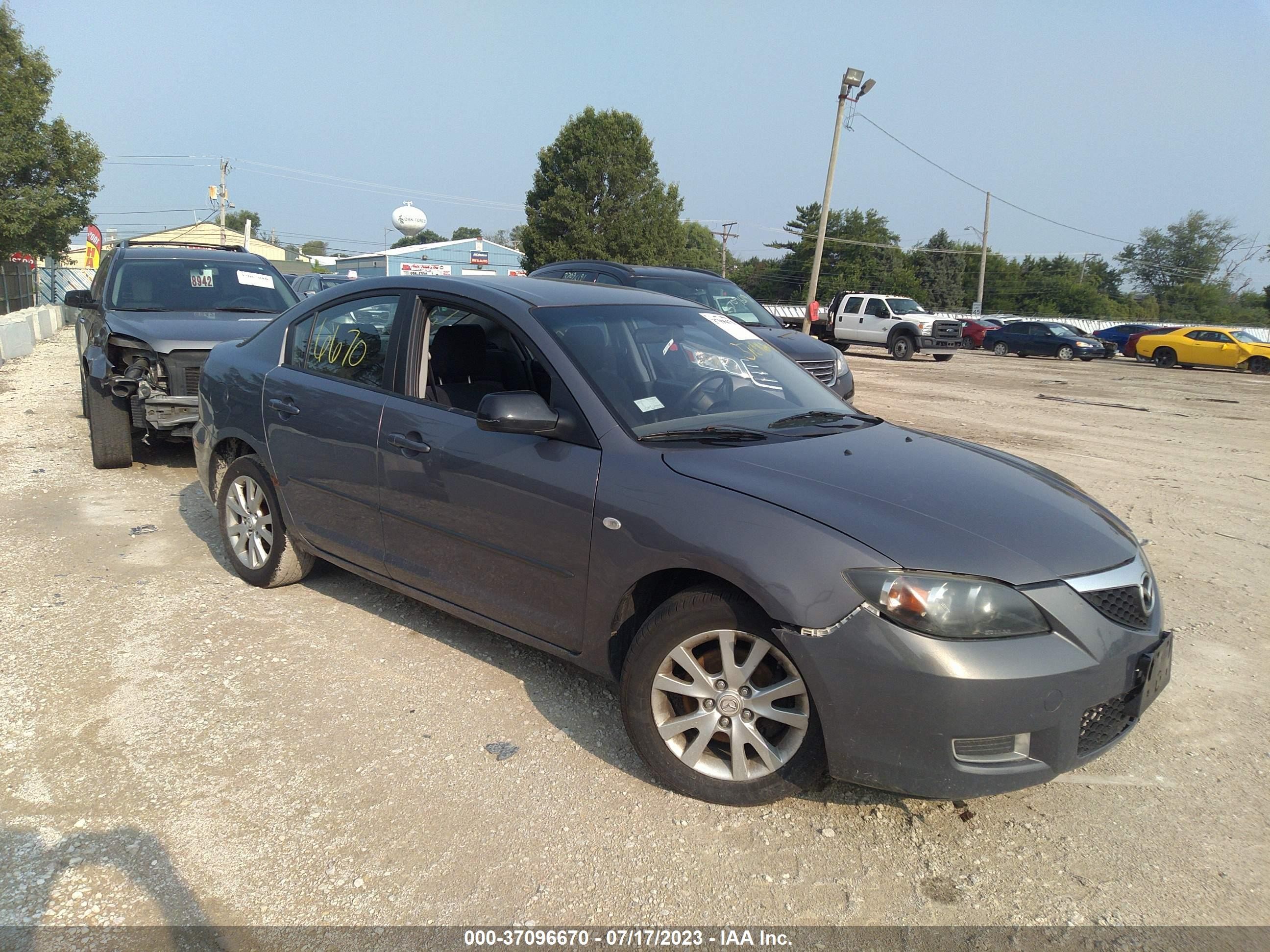 MAZDA 3 2007 jm1bk32f871666601