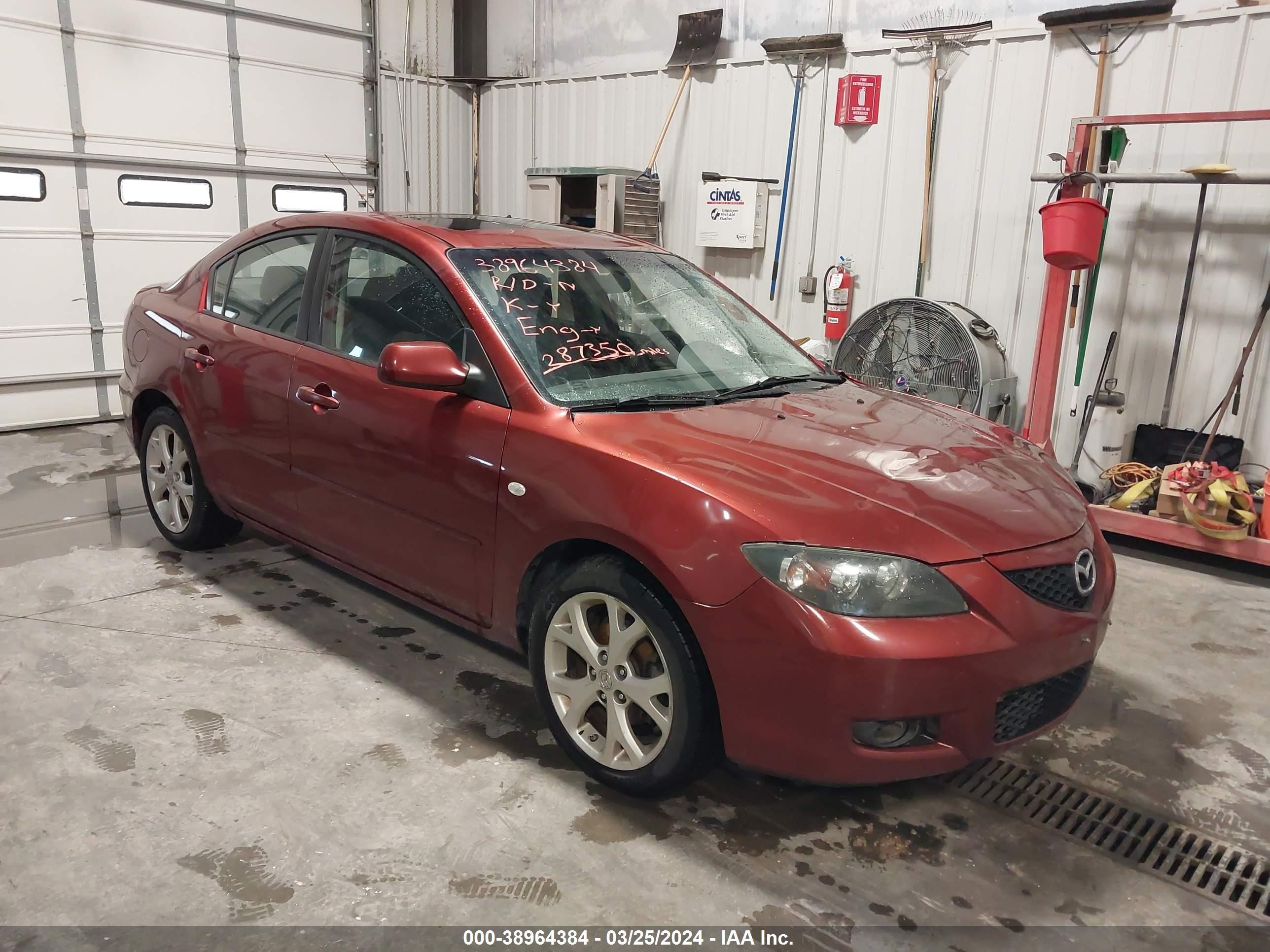 MAZDA 3 2008 jm1bk32f881154161