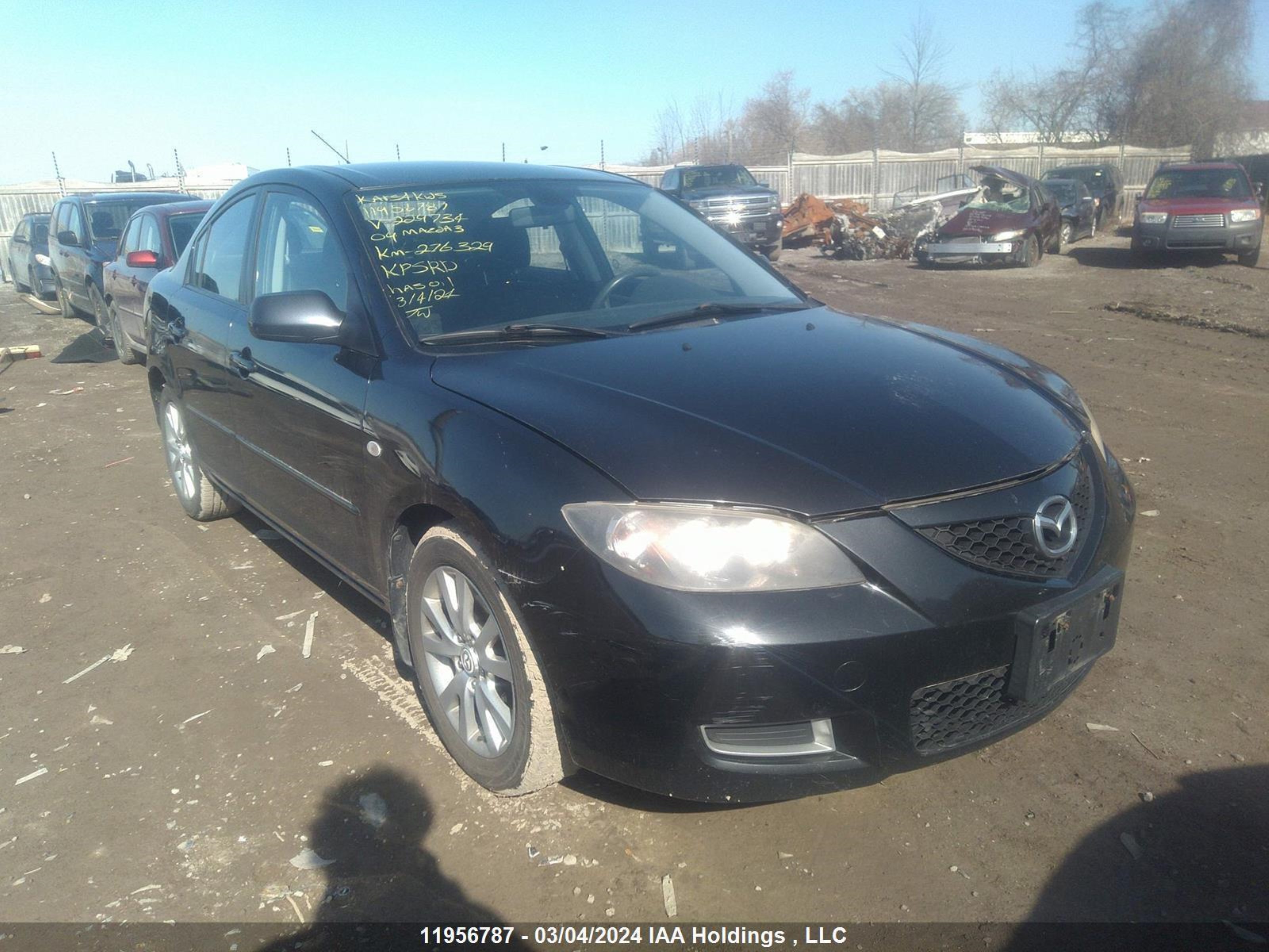 MAZDA 3 2009 jm1bk32f891229734