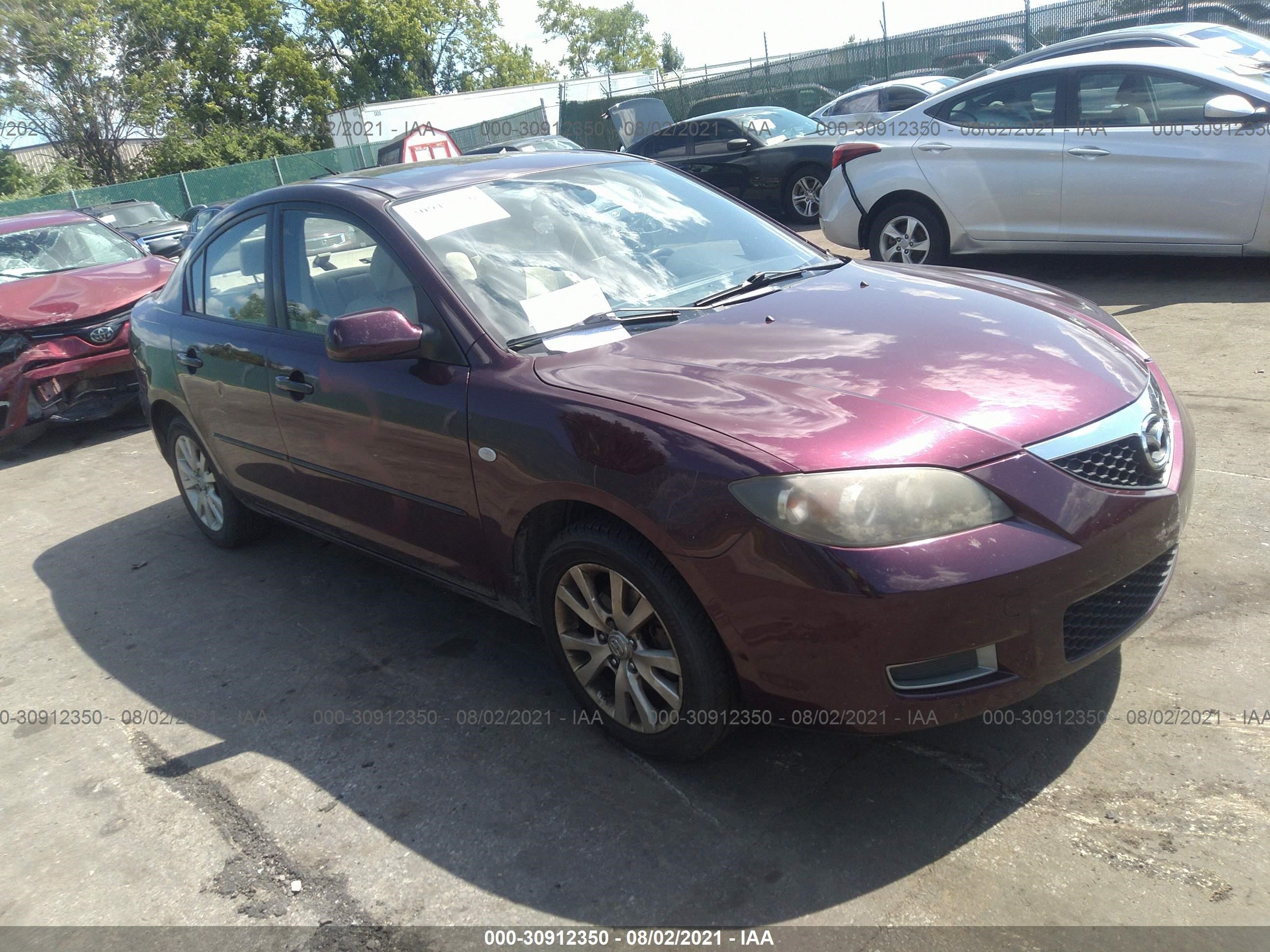 MAZDA 3 2007 jm1bk32f971735120