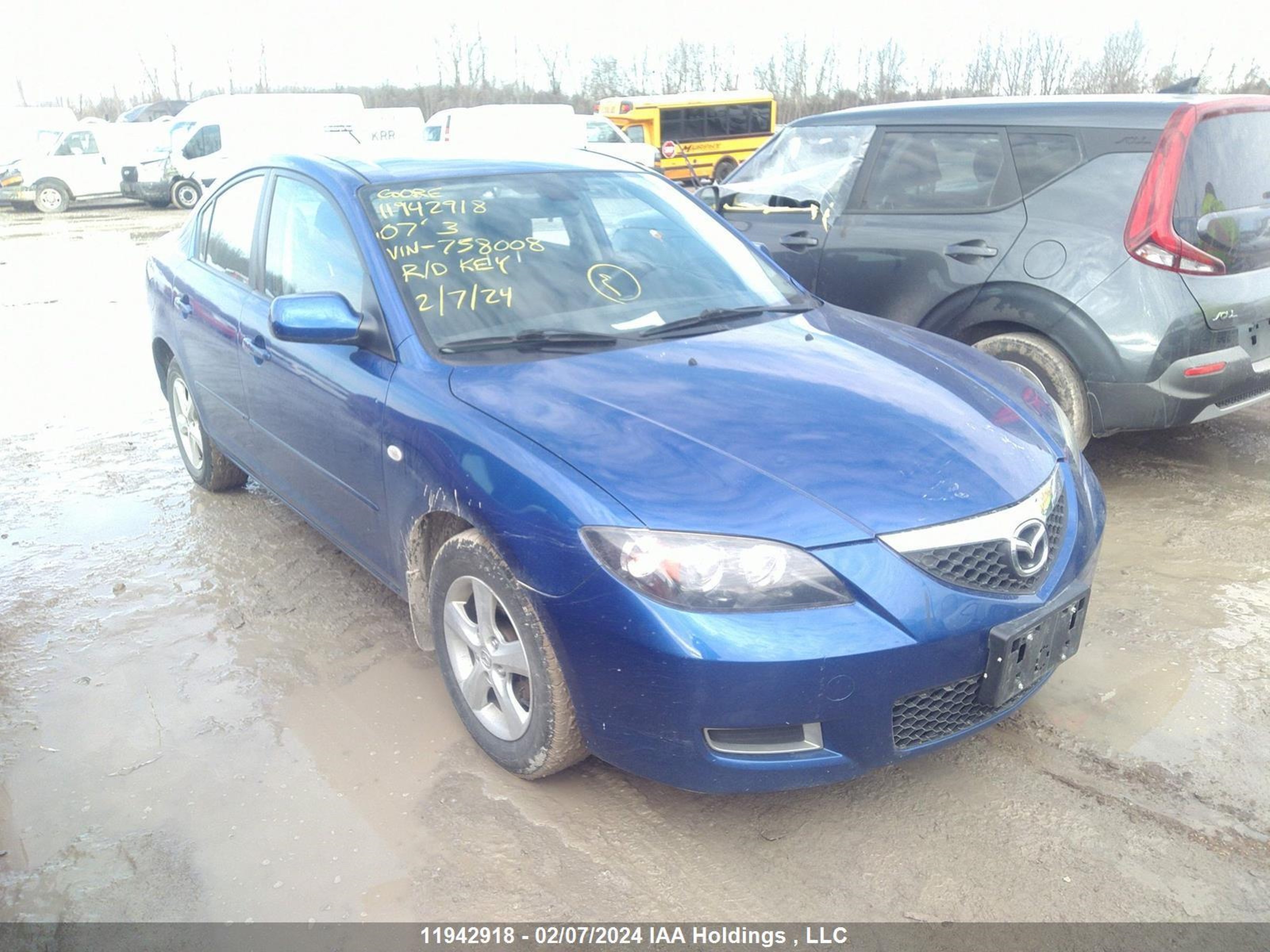 MAZDA 3 2007 jm1bk32f971758008