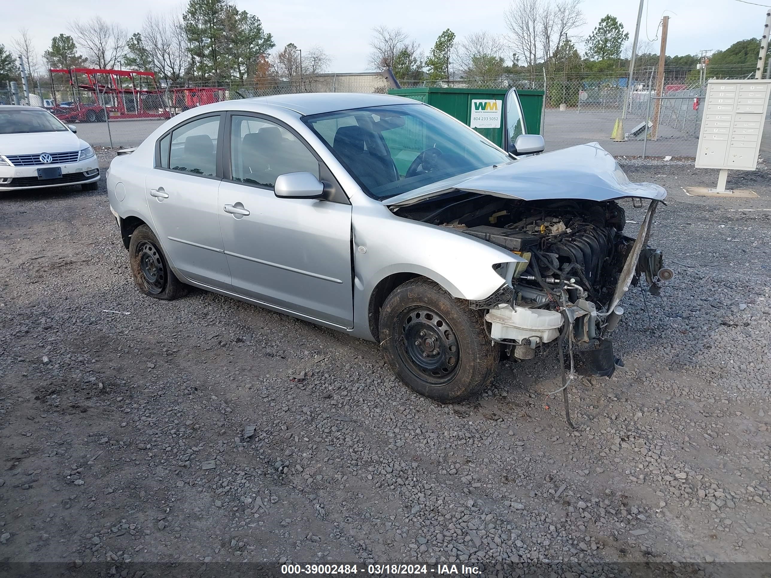 MAZDA 3 2008 jm1bk32f981103087