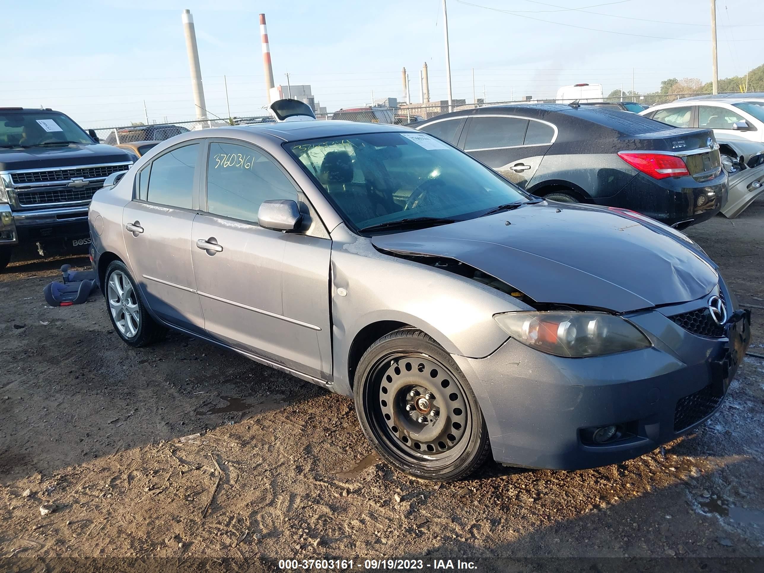 MAZDA 3 2008 jm1bk32f981150023