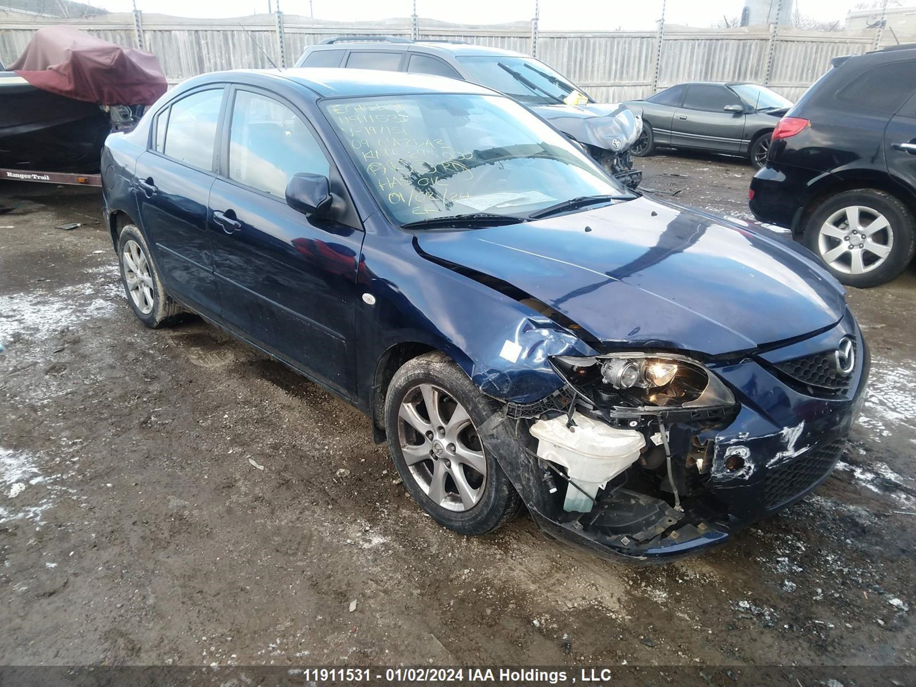 MAZDA 3 2009 jm1bk32f991197151