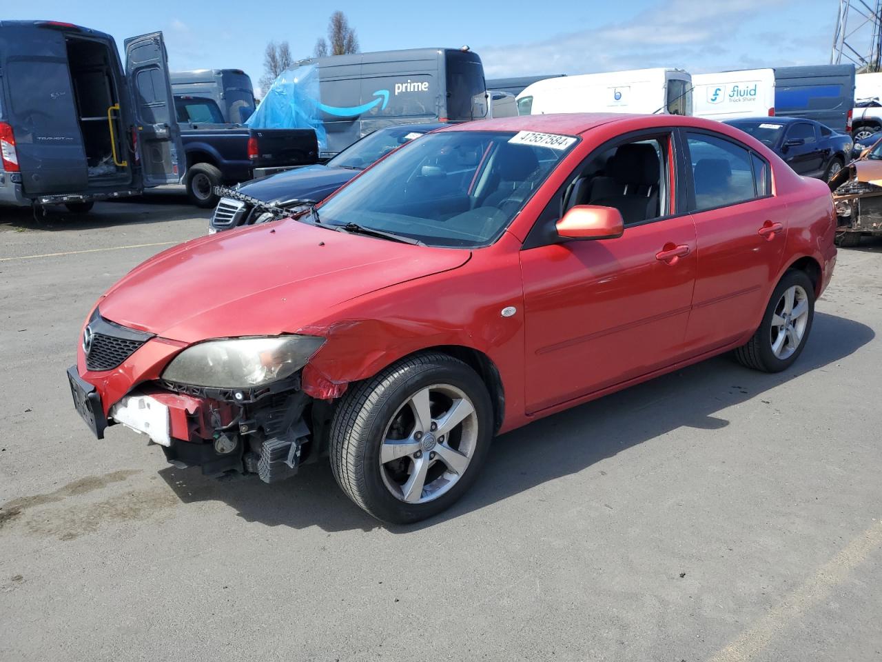 MAZDA 3 2005 jm1bk32fx51276127