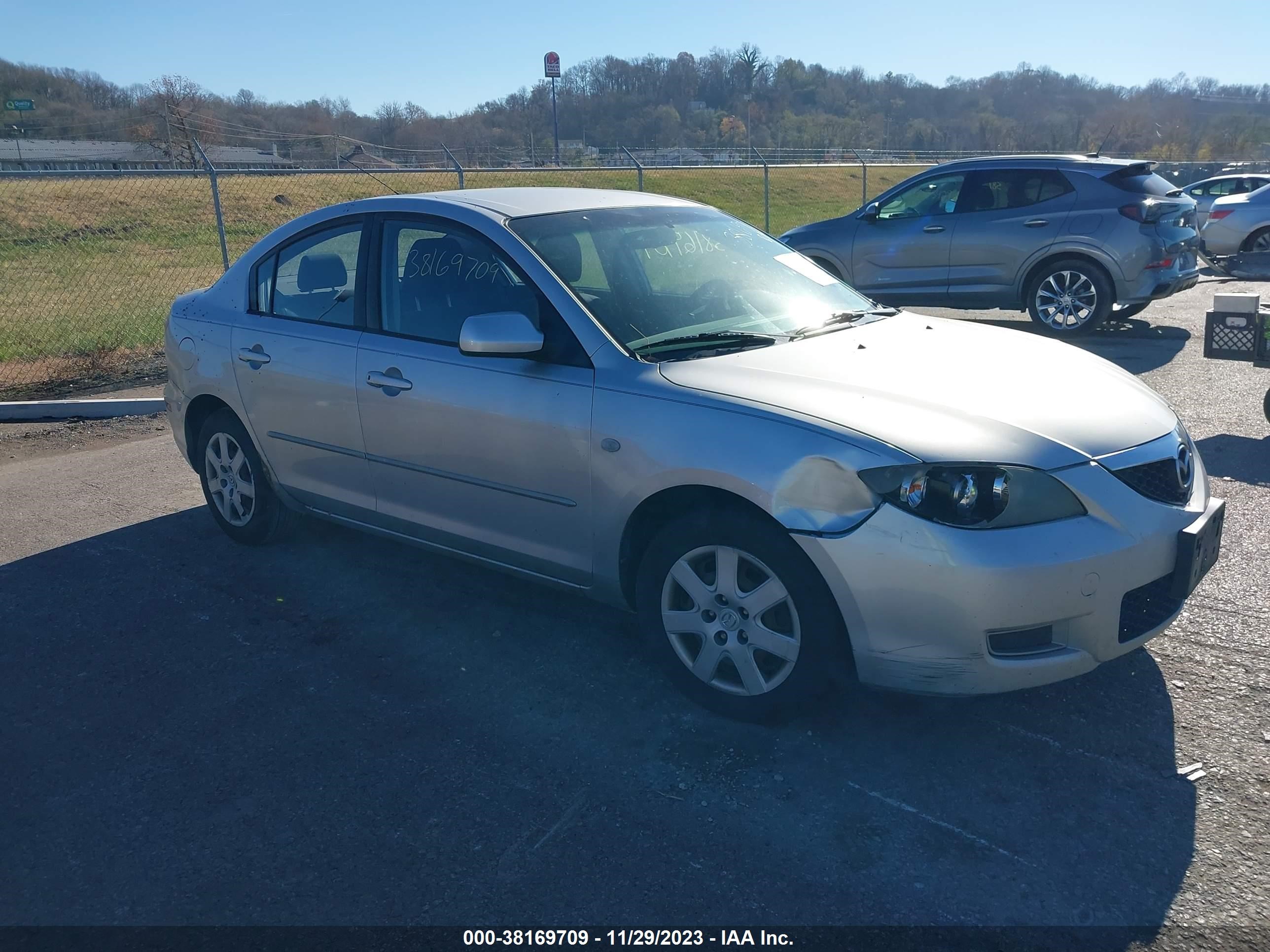 MAZDA 3 2008 jm1bk32fx81777135