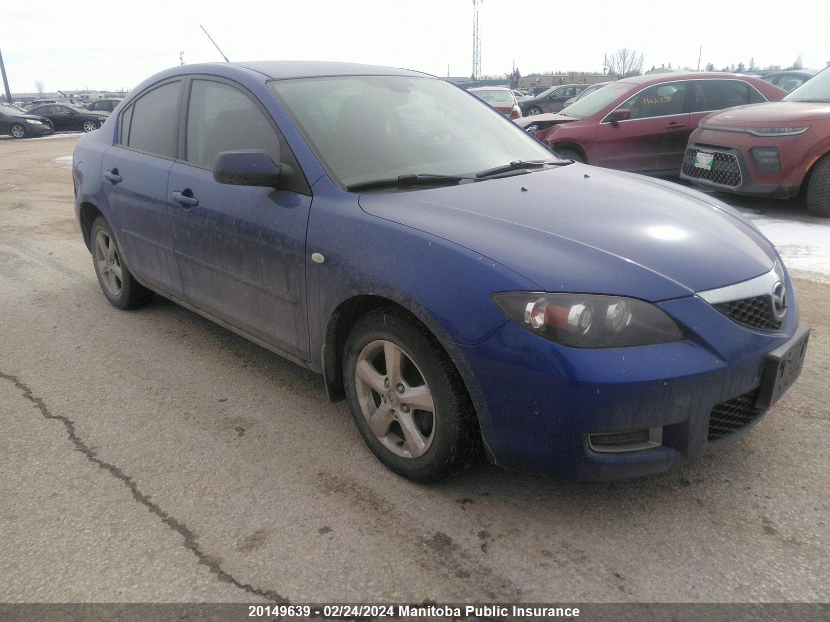 MAZDA 3 2008 jm1bk32fx81846924