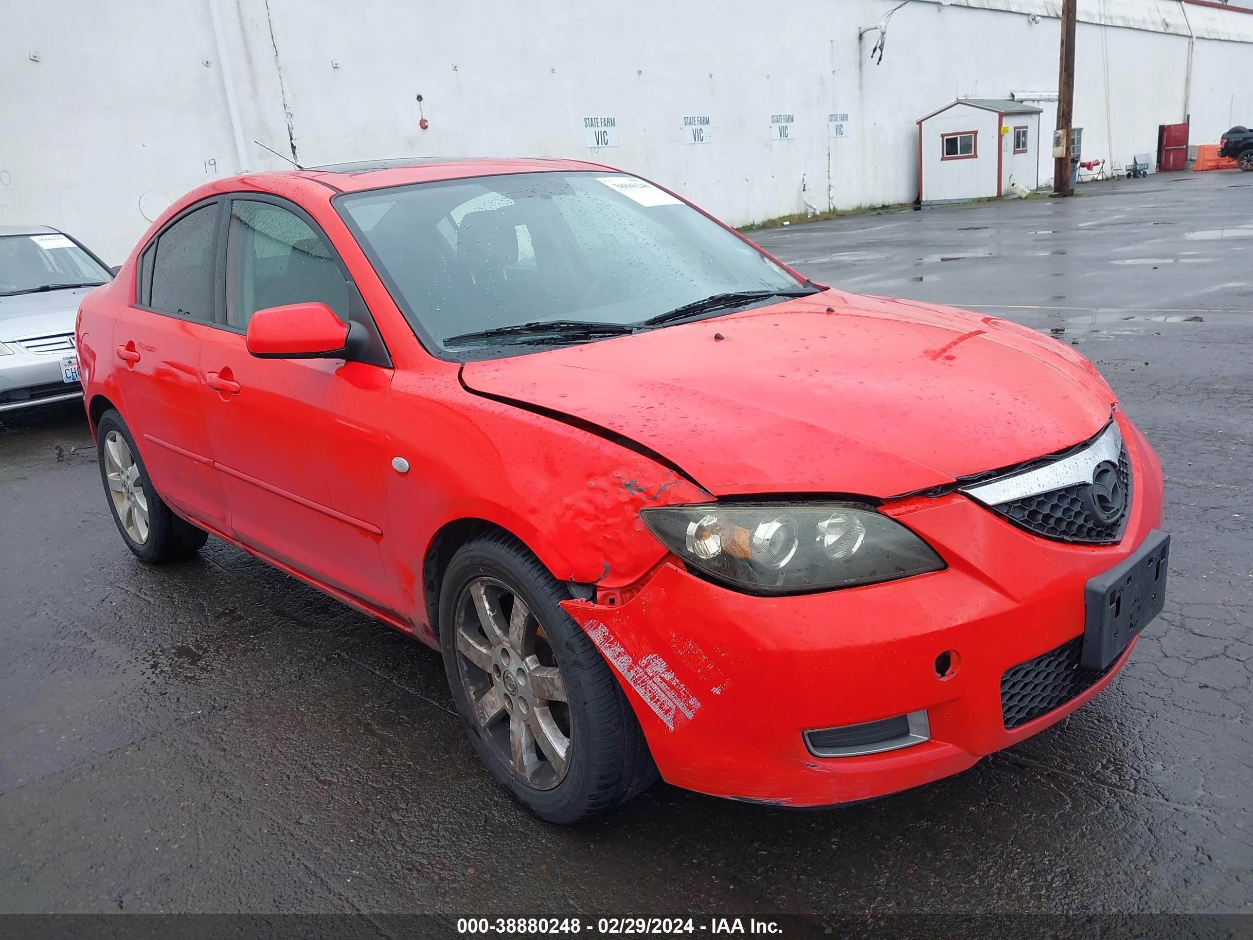 MAZDA 3 2008 jm1bk32fx81858653