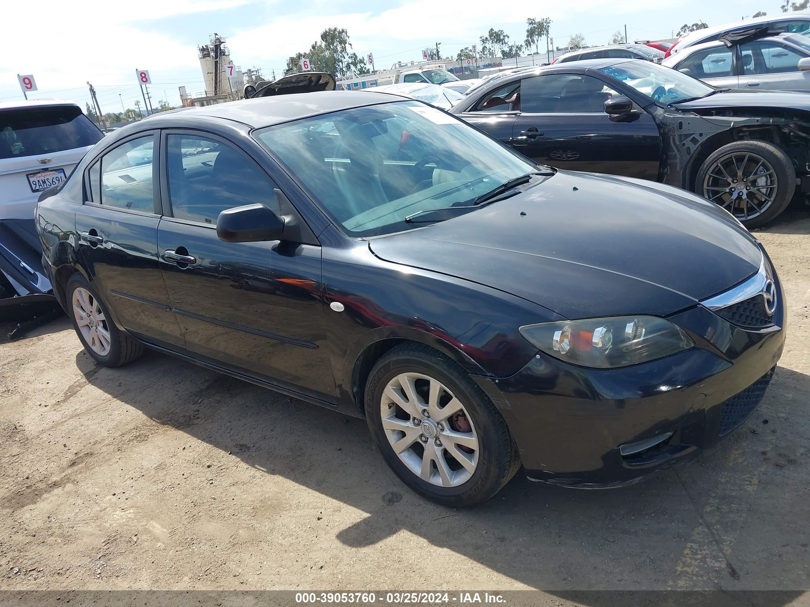 MAZDA 3 2007 jm1bk32g071684521