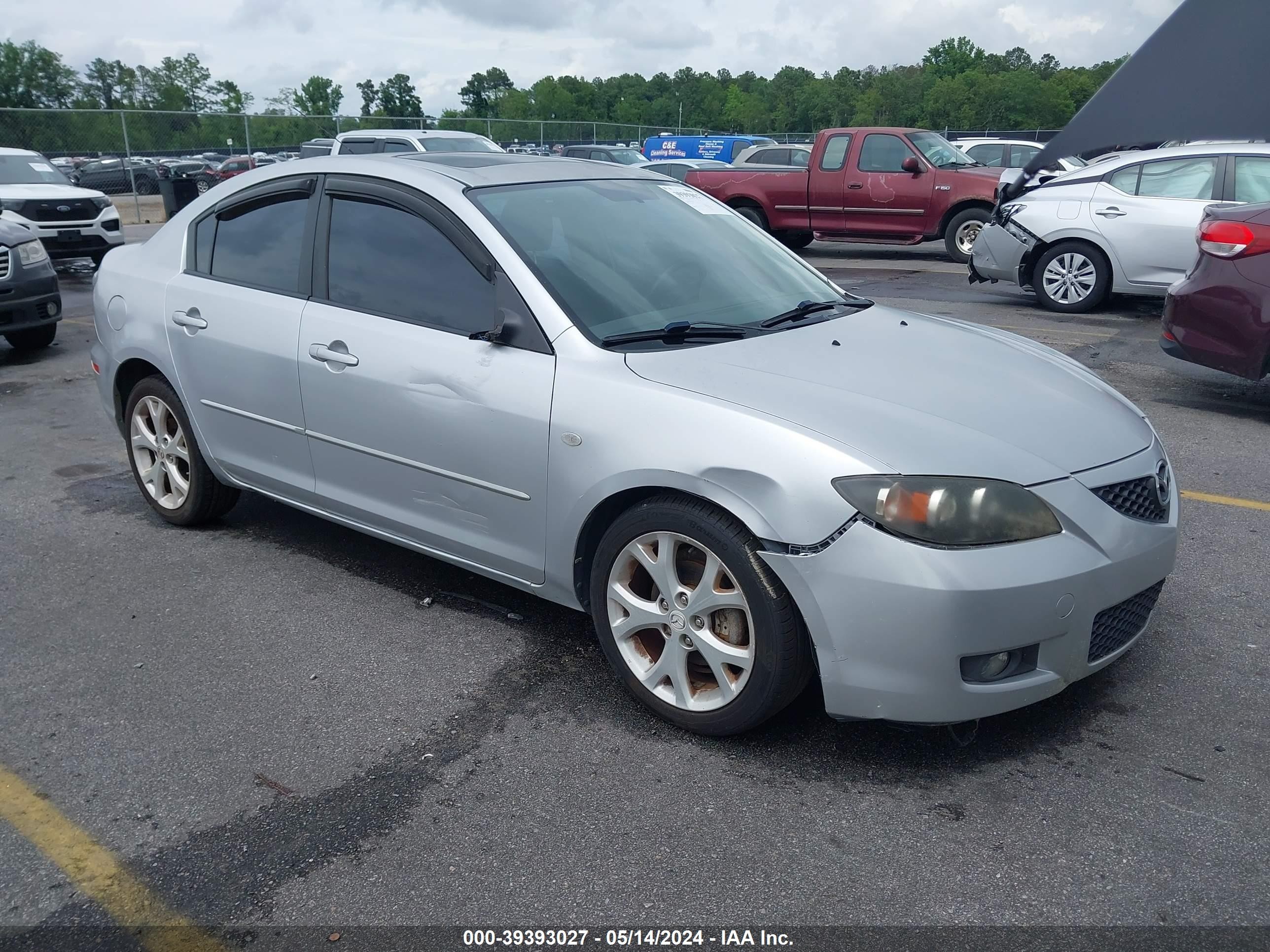 MAZDA 3 2008 jm1bk32g081116187