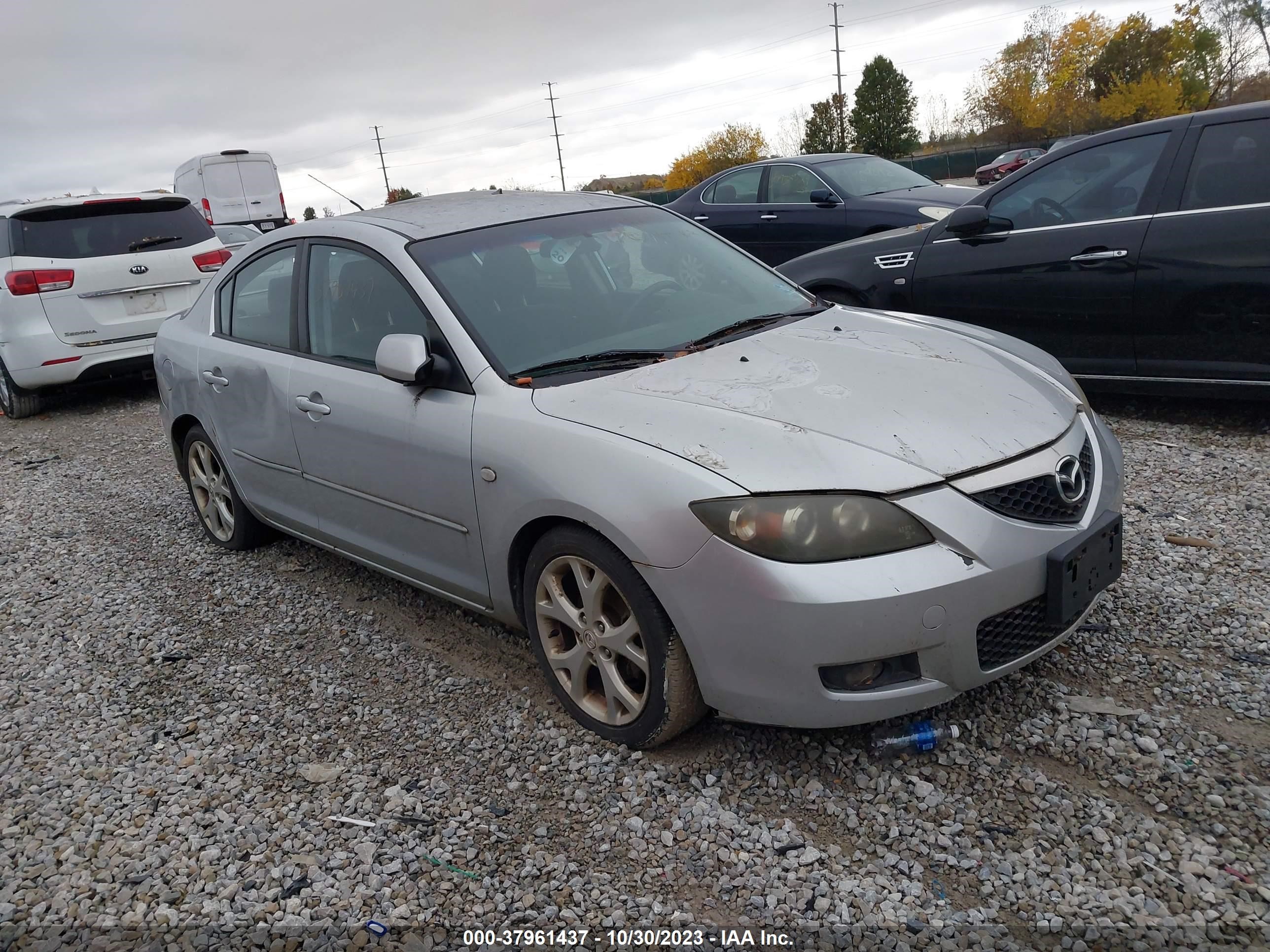 MAZDA 3 2008 jm1bk32g281145139