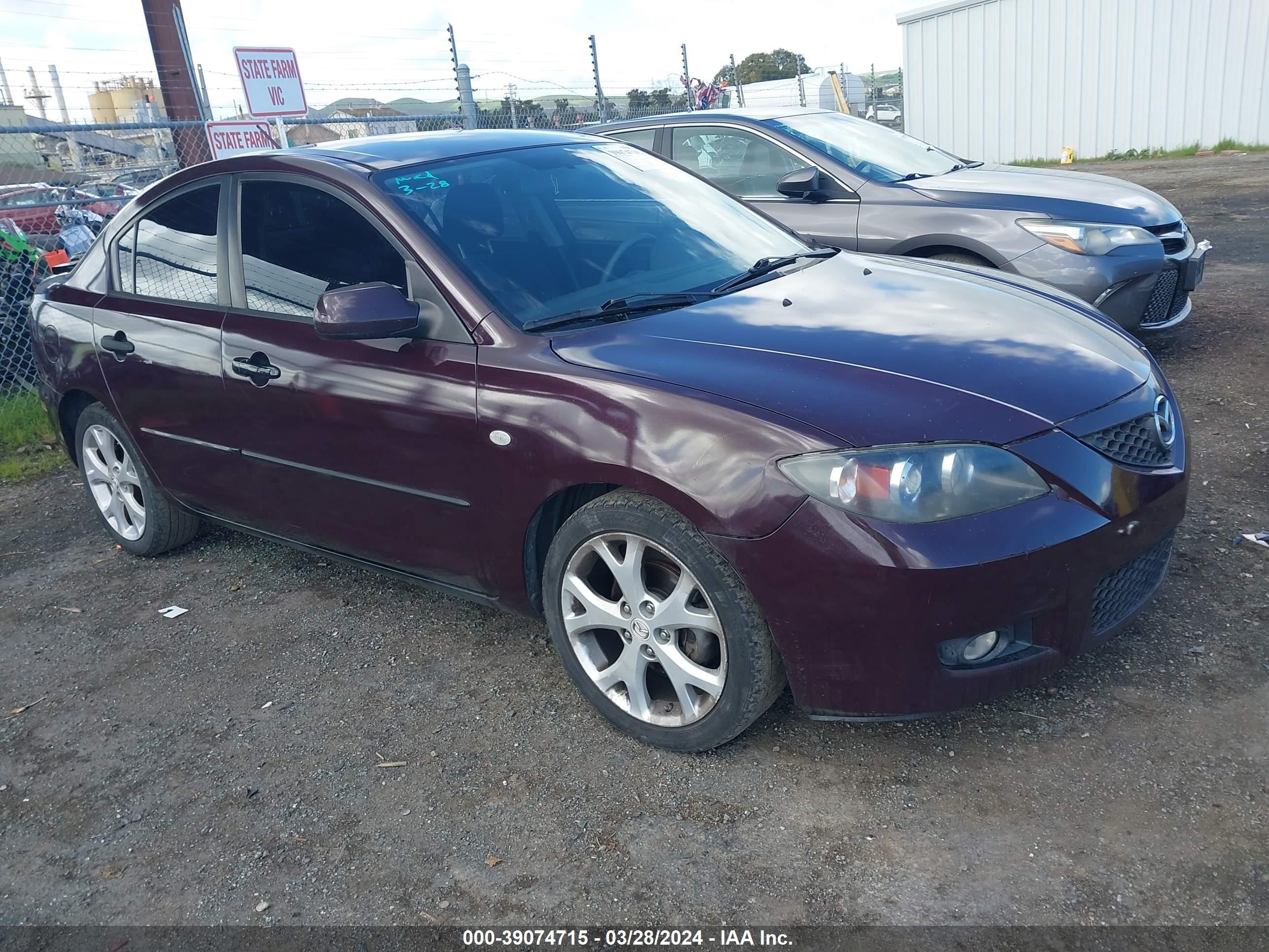 MAZDA 3 2009 jm1bk32g391191614