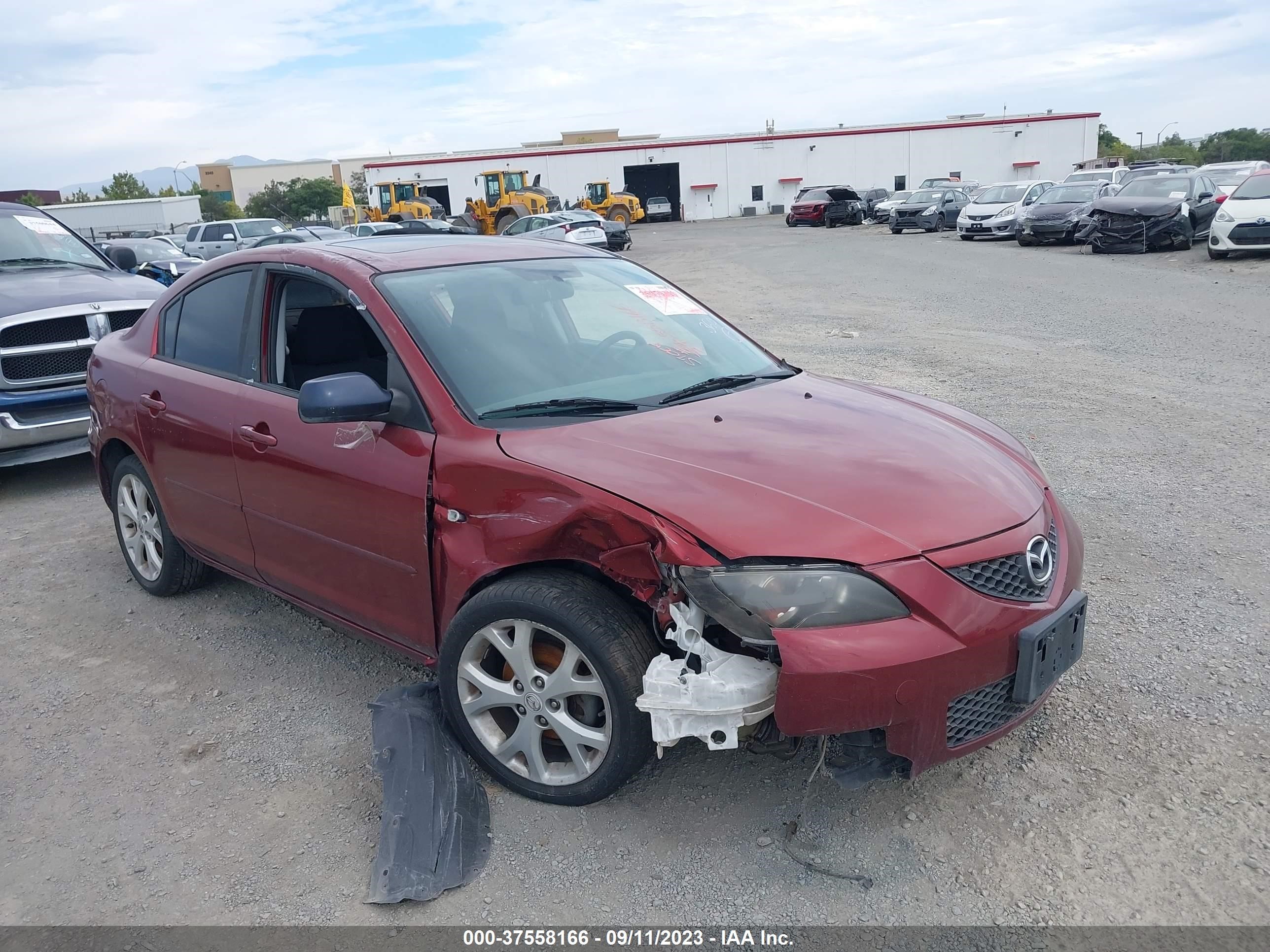 MAZDA 3 2008 jm1bk32g581123894