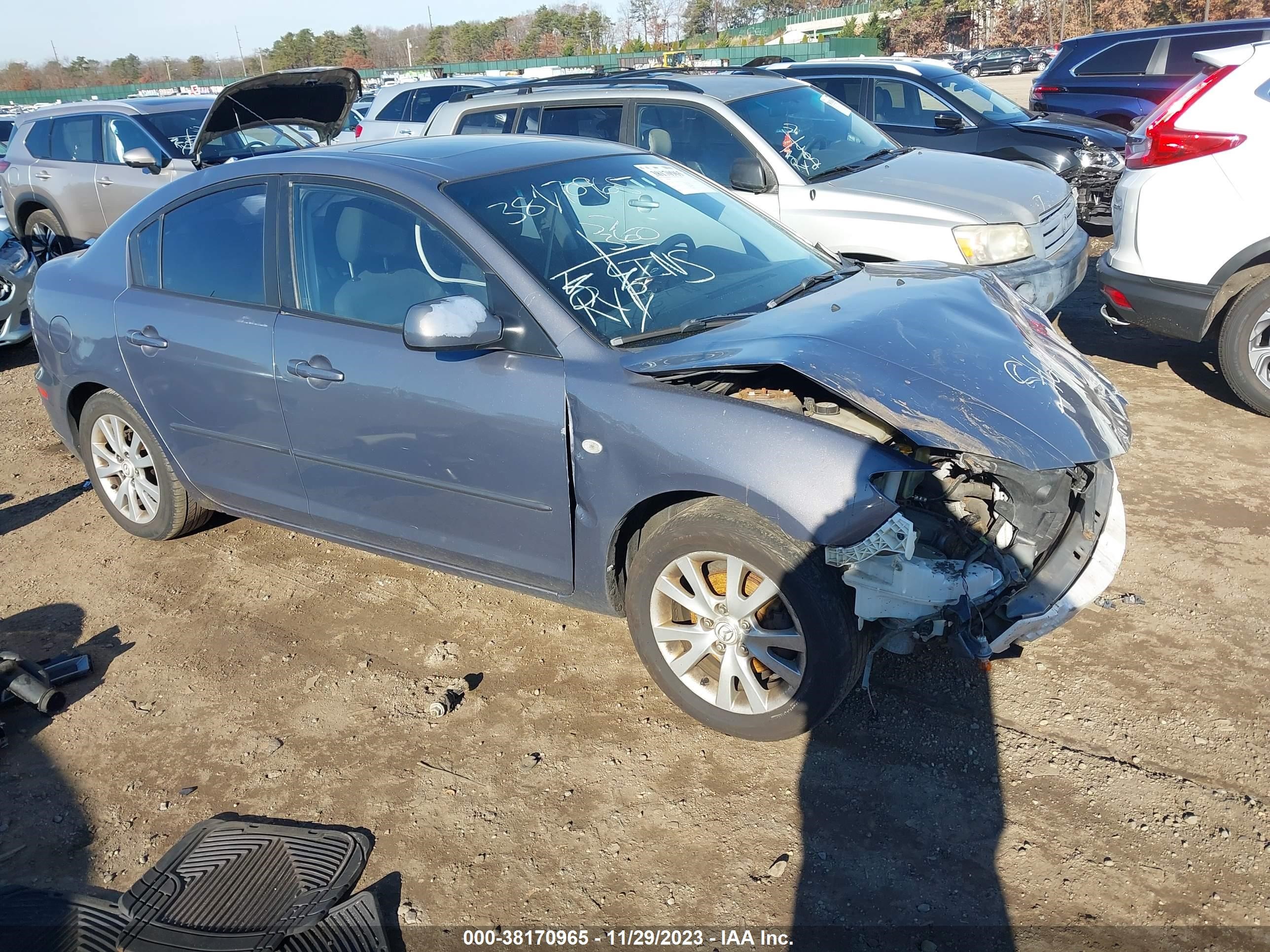 MAZDA 3 2007 jm1bk32g671704237