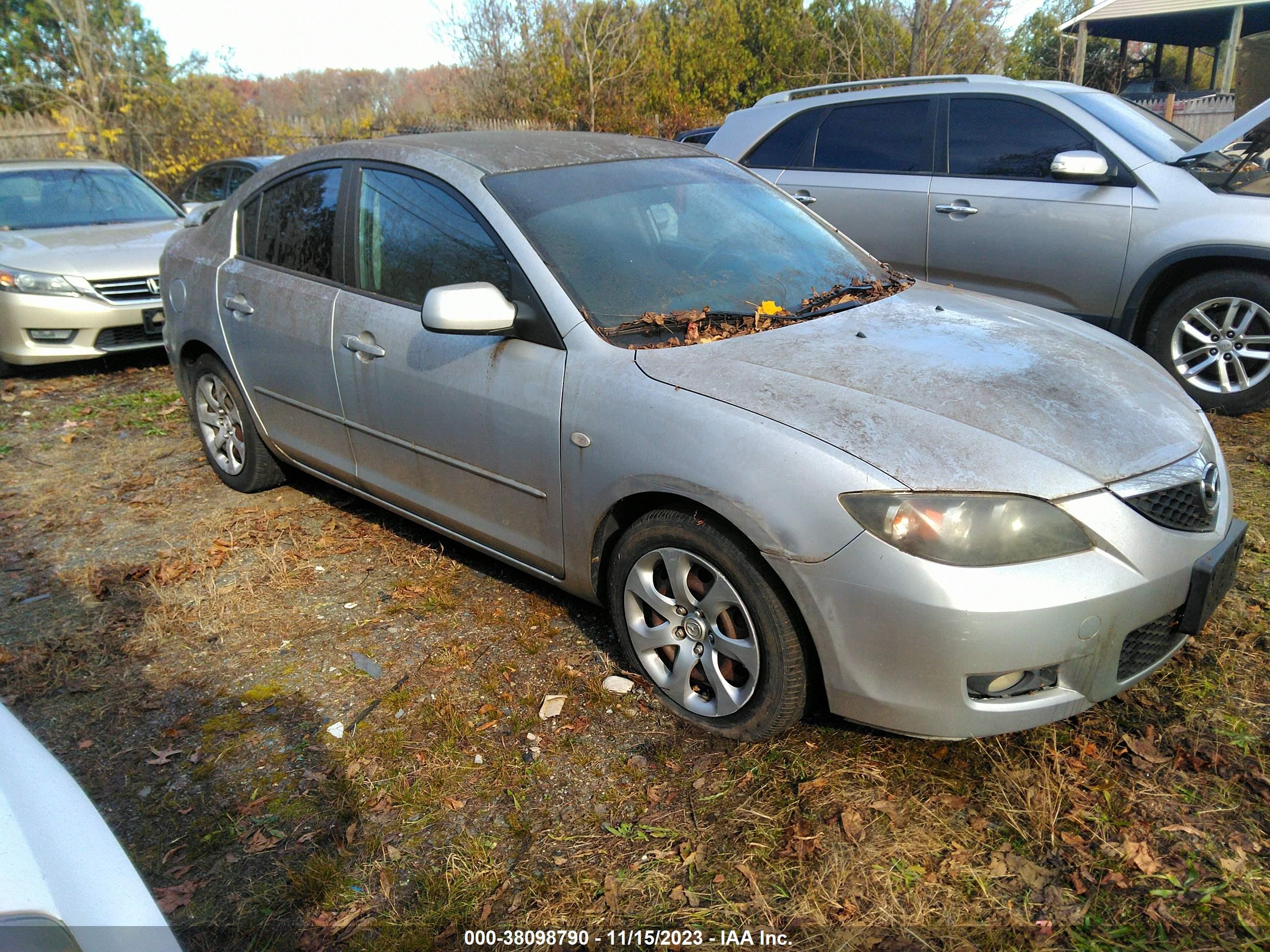 MAZDA 3 2008 jm1bk32g881810772