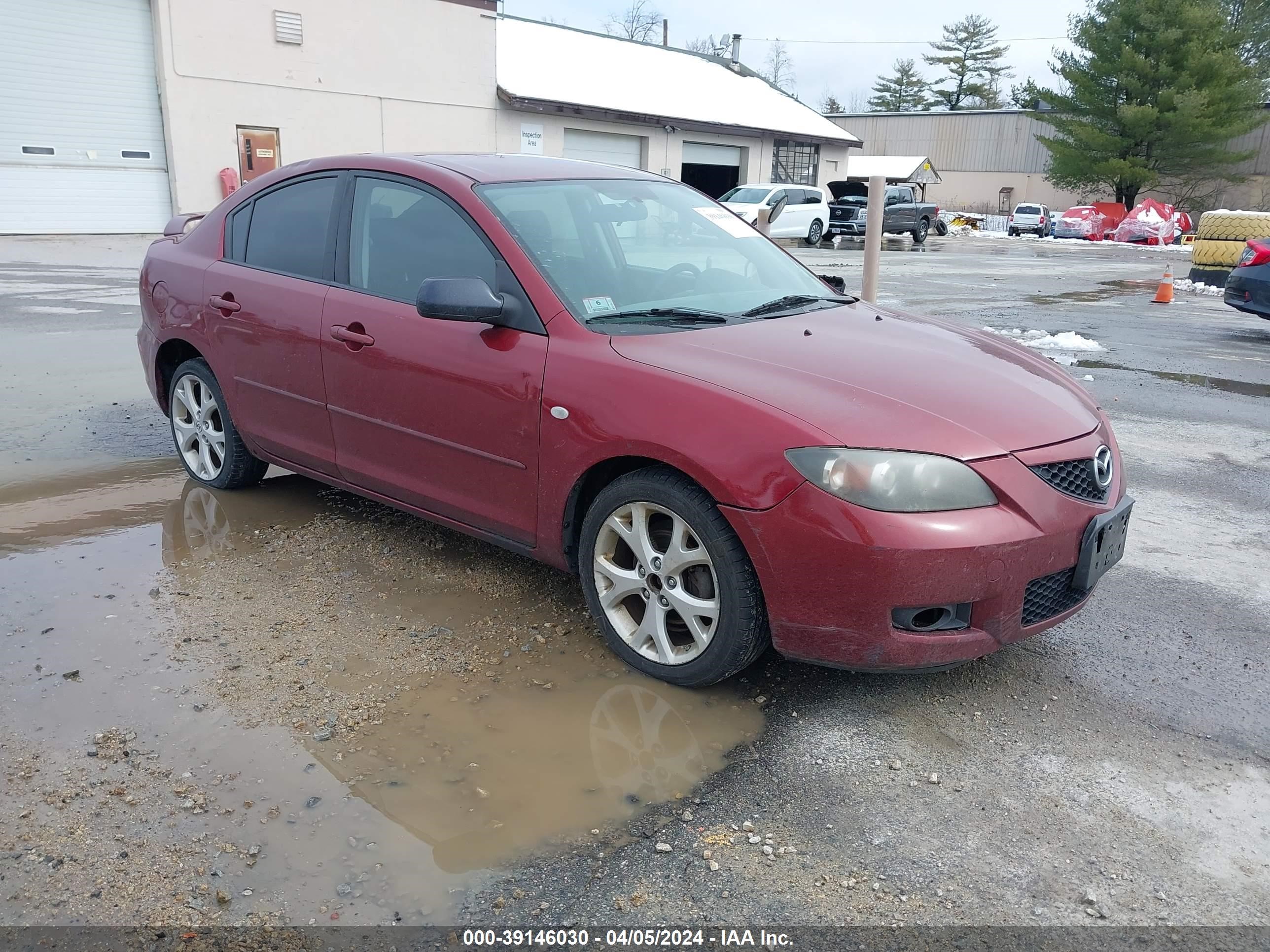 MAZDA 3 2008 jm1bk32g981187257