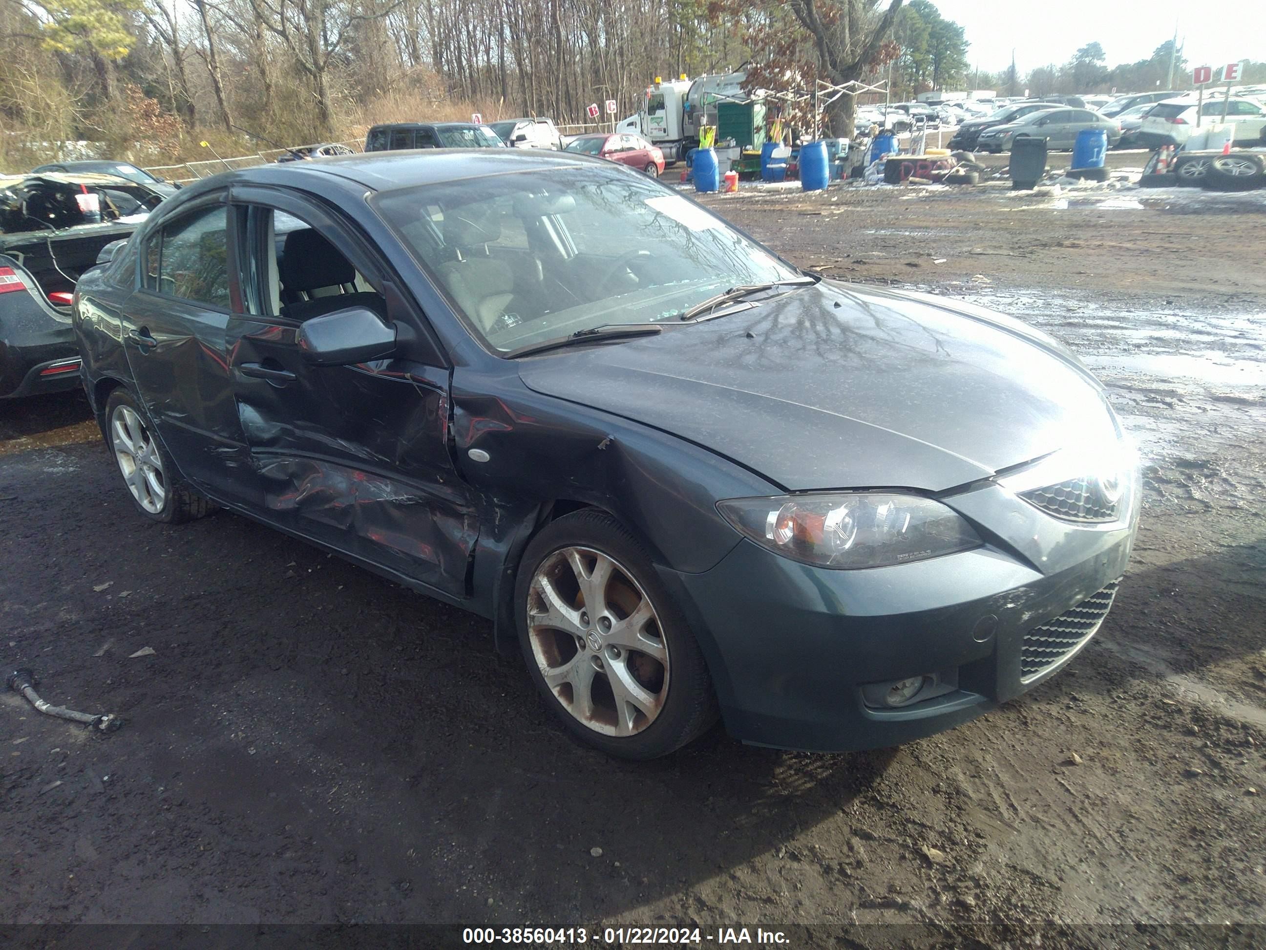 MAZDA 3 2008 jm1bk32gx81185369