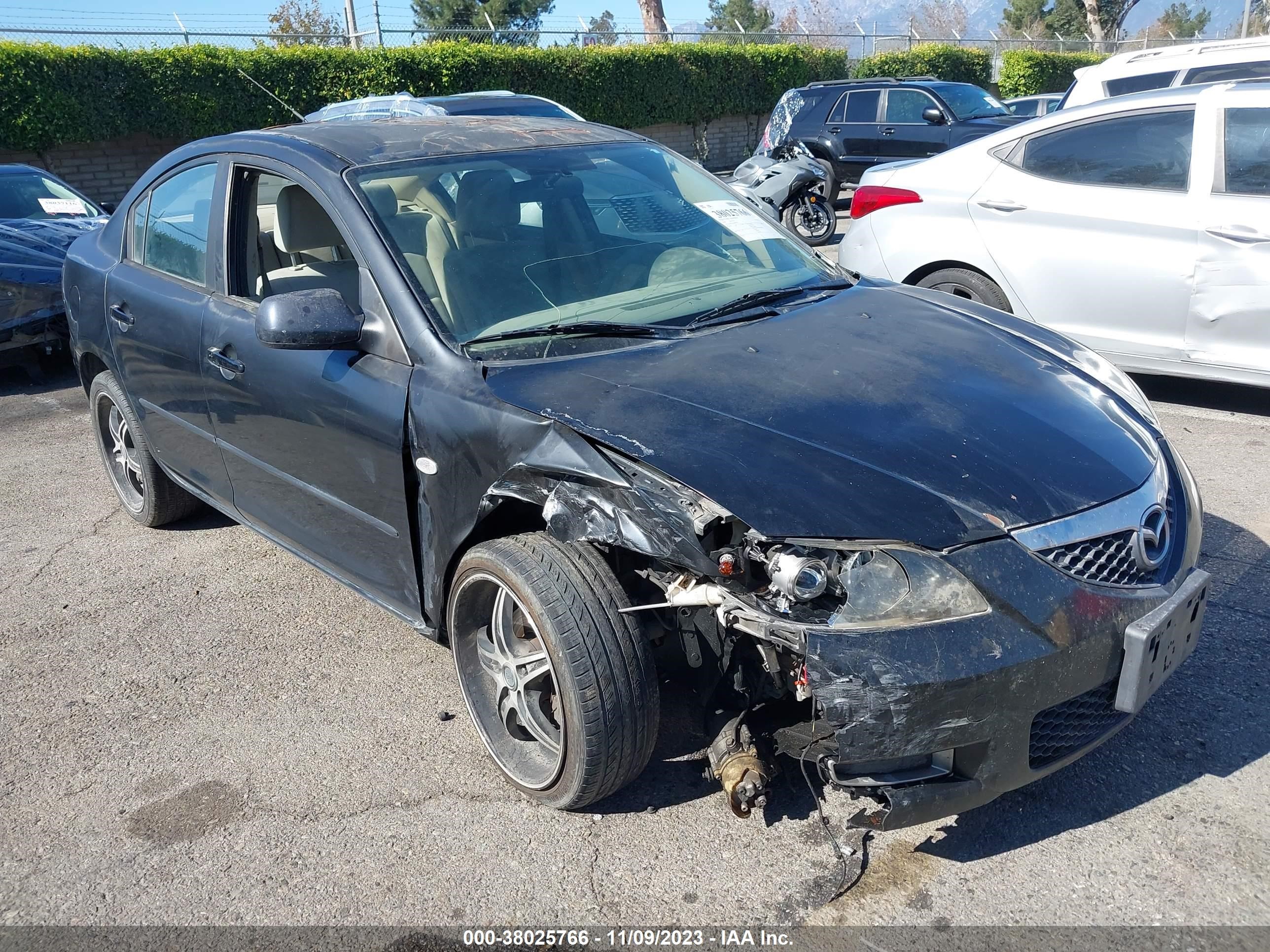 MAZDA 3 2008 jm1bk32gx81803242