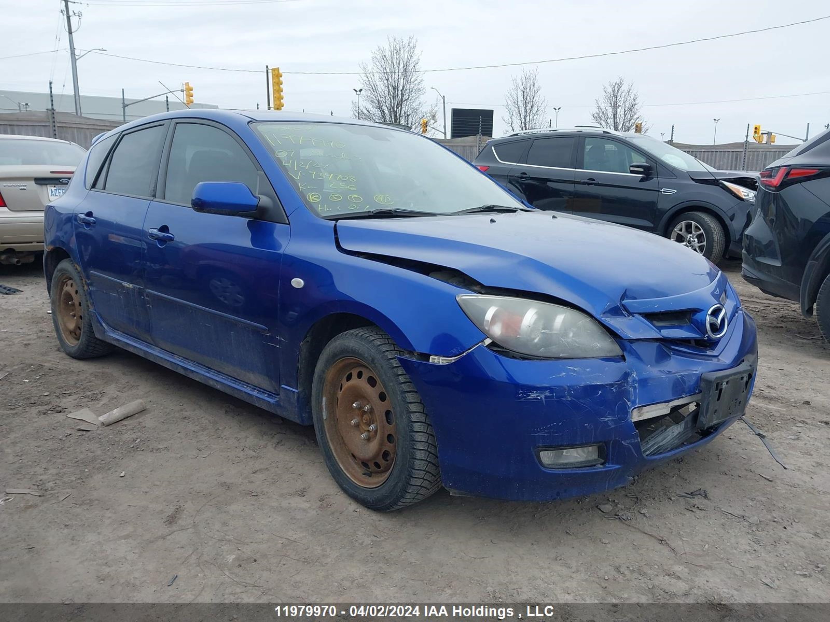 MAZDA 3 2007 jm1bk343171734708