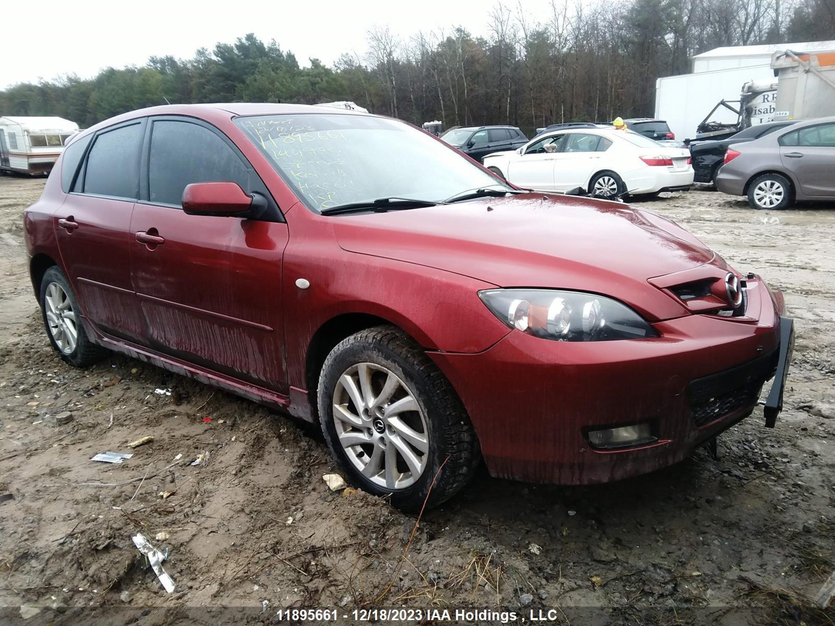 MAZDA 3 2008 jm1bk343481144990