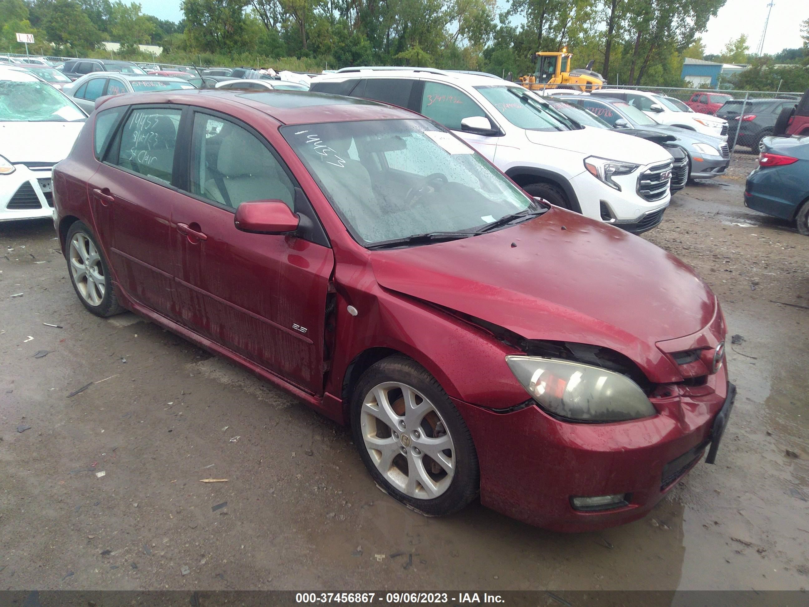 MAZDA 3 2008 jm1bk343581120133